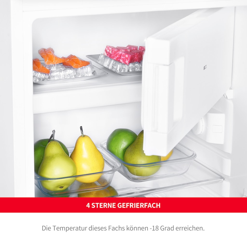 Hanseatic Einbaukühlschrank »HEKS8854GD«, HEKS8854GD, 89 cm hoch, 54 cm breit