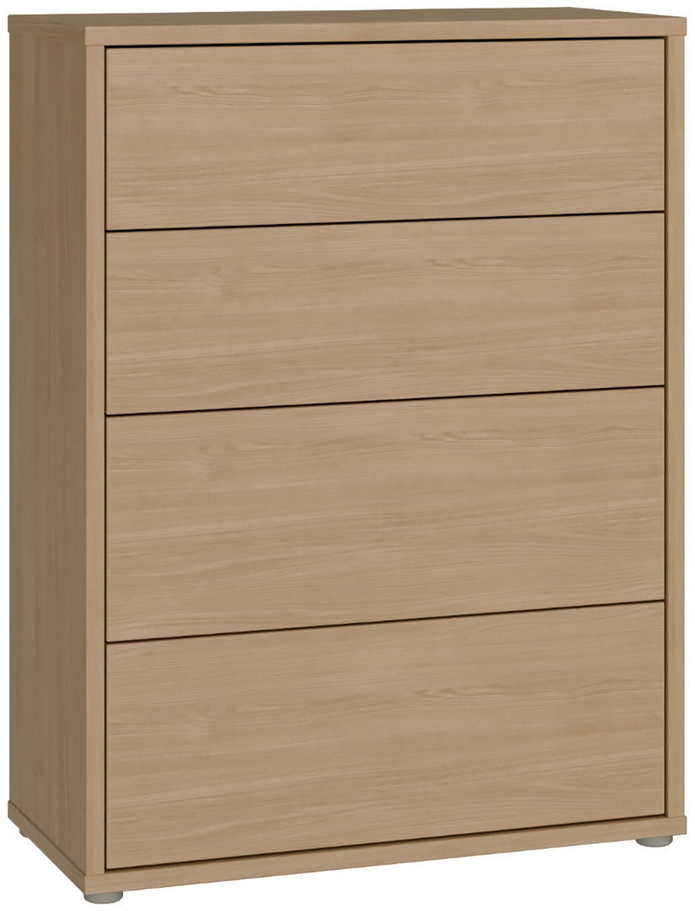 FORTE Kommode »Alice Springs, Kommode 4 Schubkästen B/H/T 74,5/99,1/34,9 cm« Schubkästen mit Vollauszug, Grifflos, Push to open