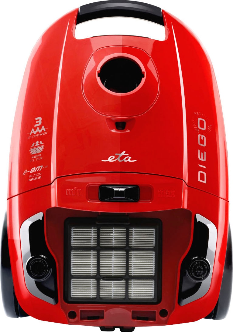 eta Bodenstaubsauger »DIEGO ETA352190000, ECO Motor«, 800 W, mit Beutel