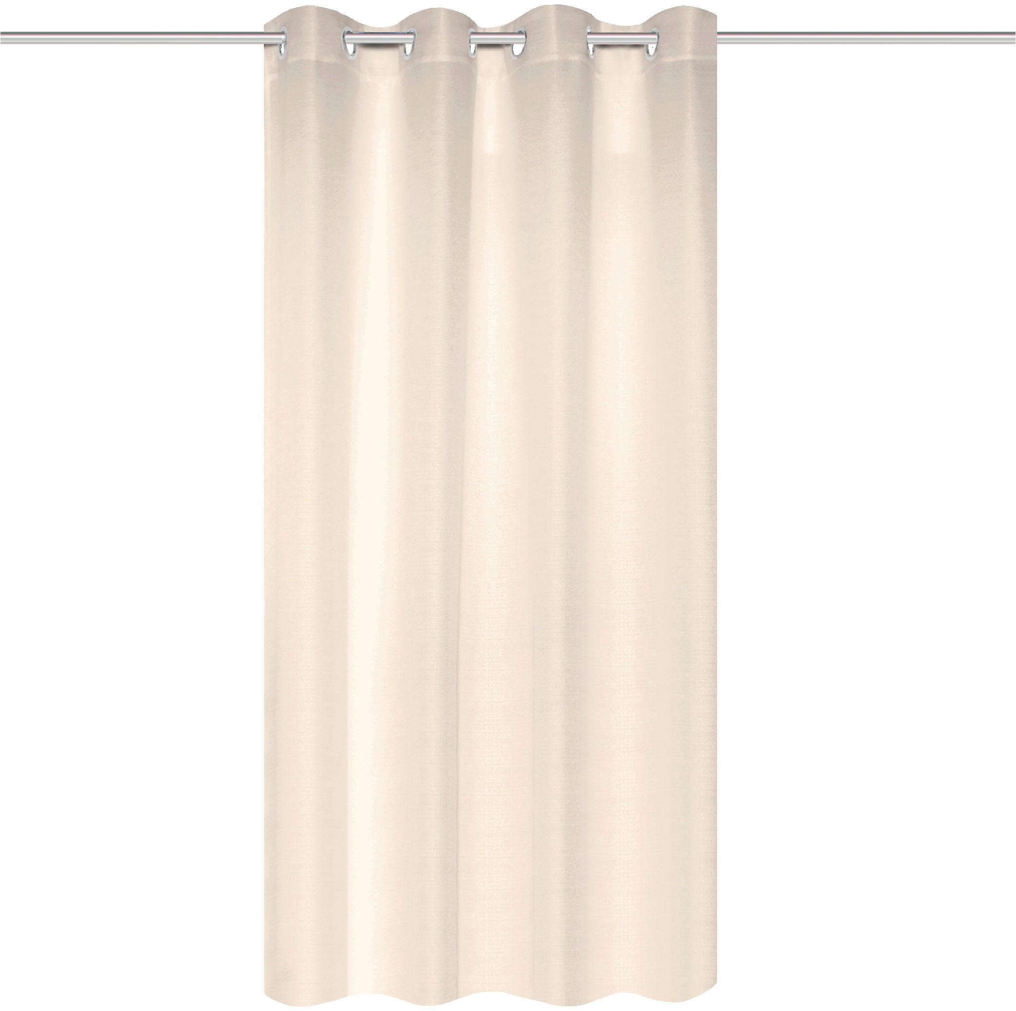 Home Basics Vorhang »BENOGA« Ösen 1 Stk. tlg. Ösenschal, Uni, Dekostruktur