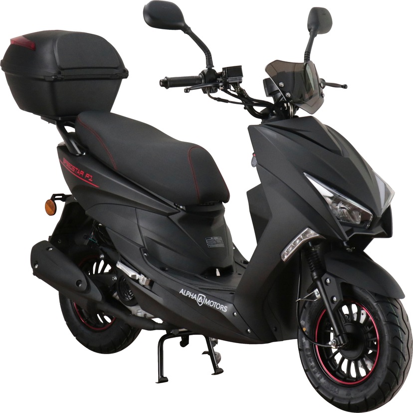 online Euro 45 cm³, 3 »Striker«, Motorroller kaufen UNION PS, Topcase 5, mit km/h, (Set), GT 50