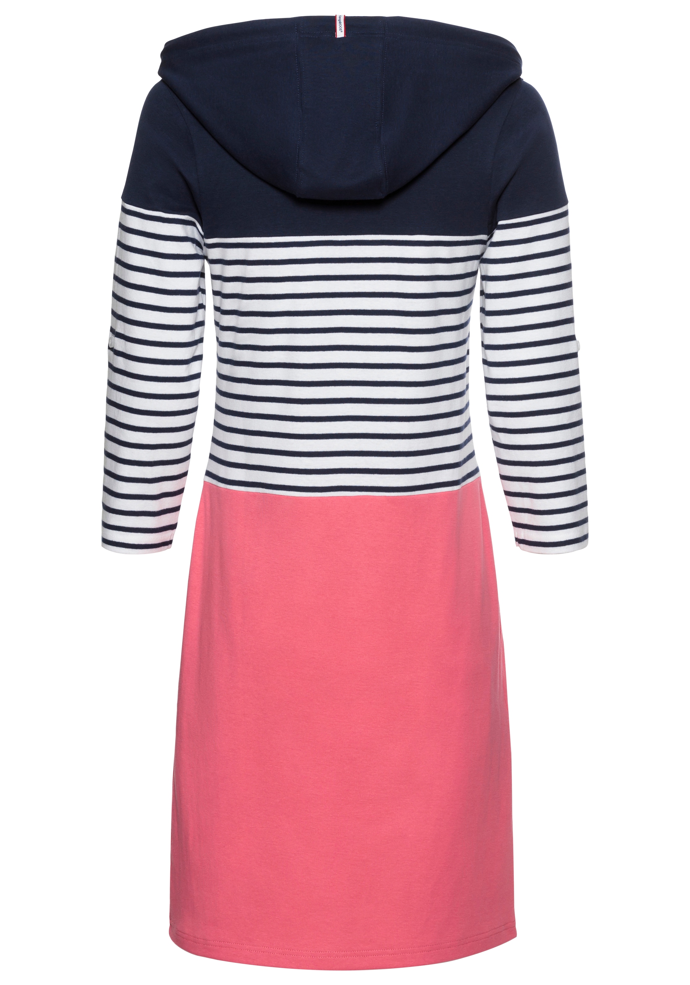 KangaROOS Jerseykleid, kurzes Kleid, lässiger, casual Look, aus Rippstrickstoff