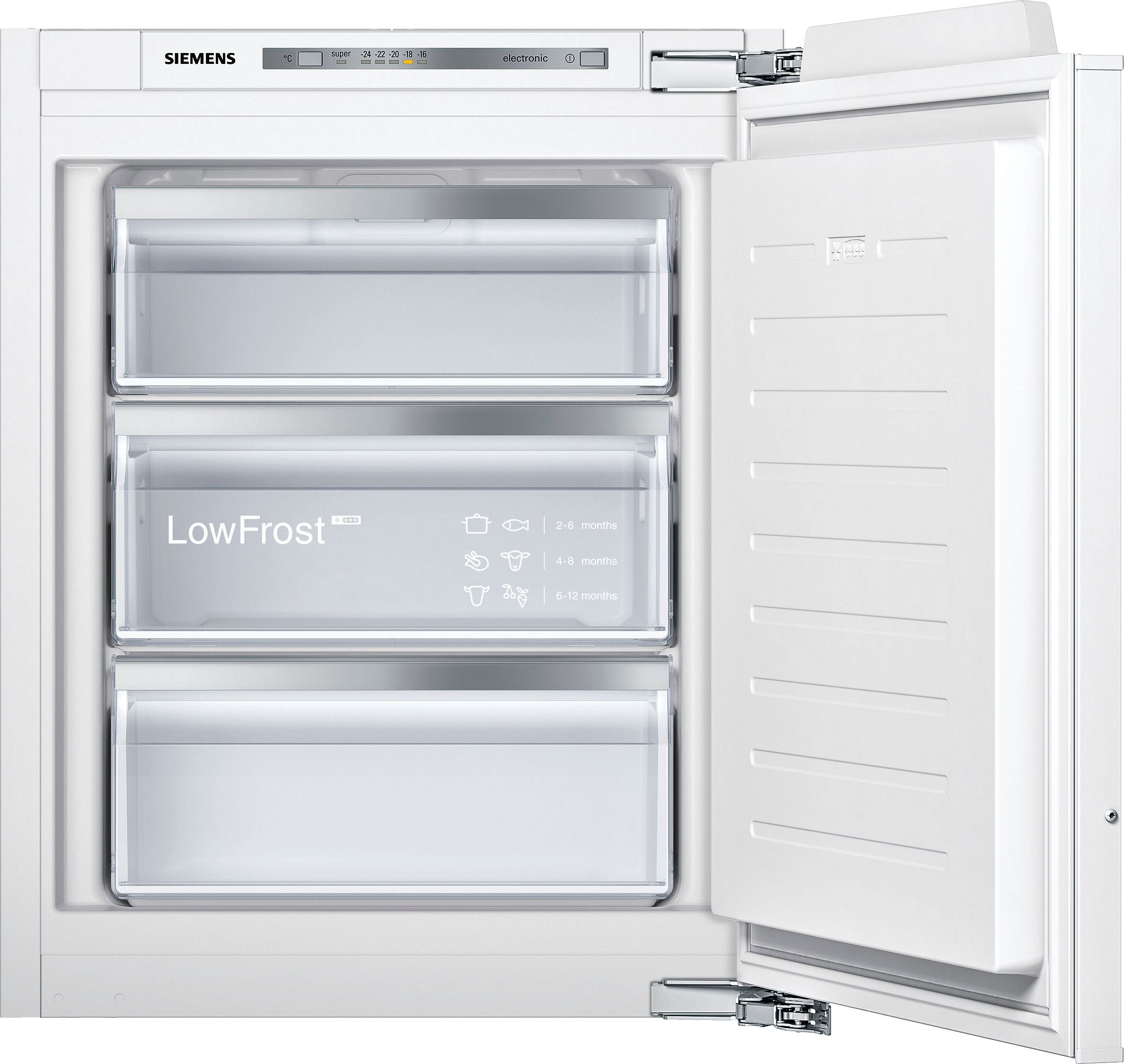SIEMENS Einbaugefrierschrank iQ500 »GI11VAFE0« 71,2 cm hoch 56 cm breit günstig online kaufen