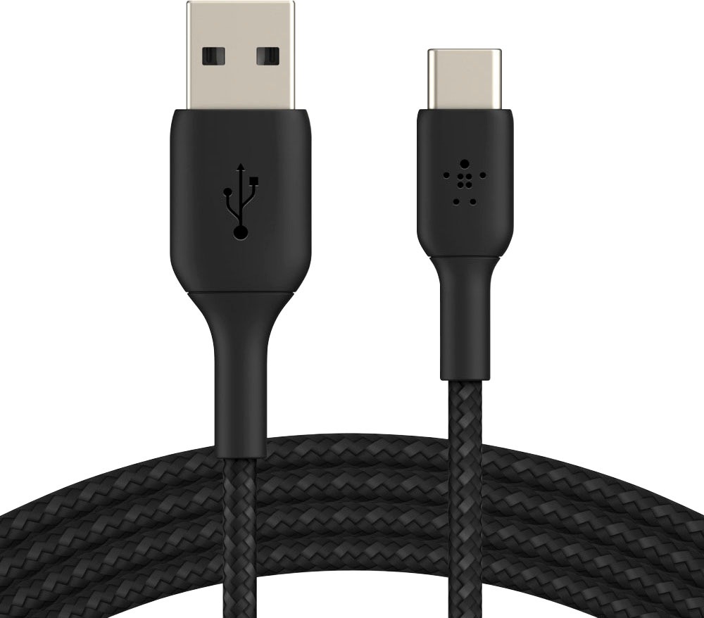 Belkin Smartphone-Kabel »USB-C/USB-A Kabel ummantelt, 1m«, USB Typ A-USB-C, 100 cm