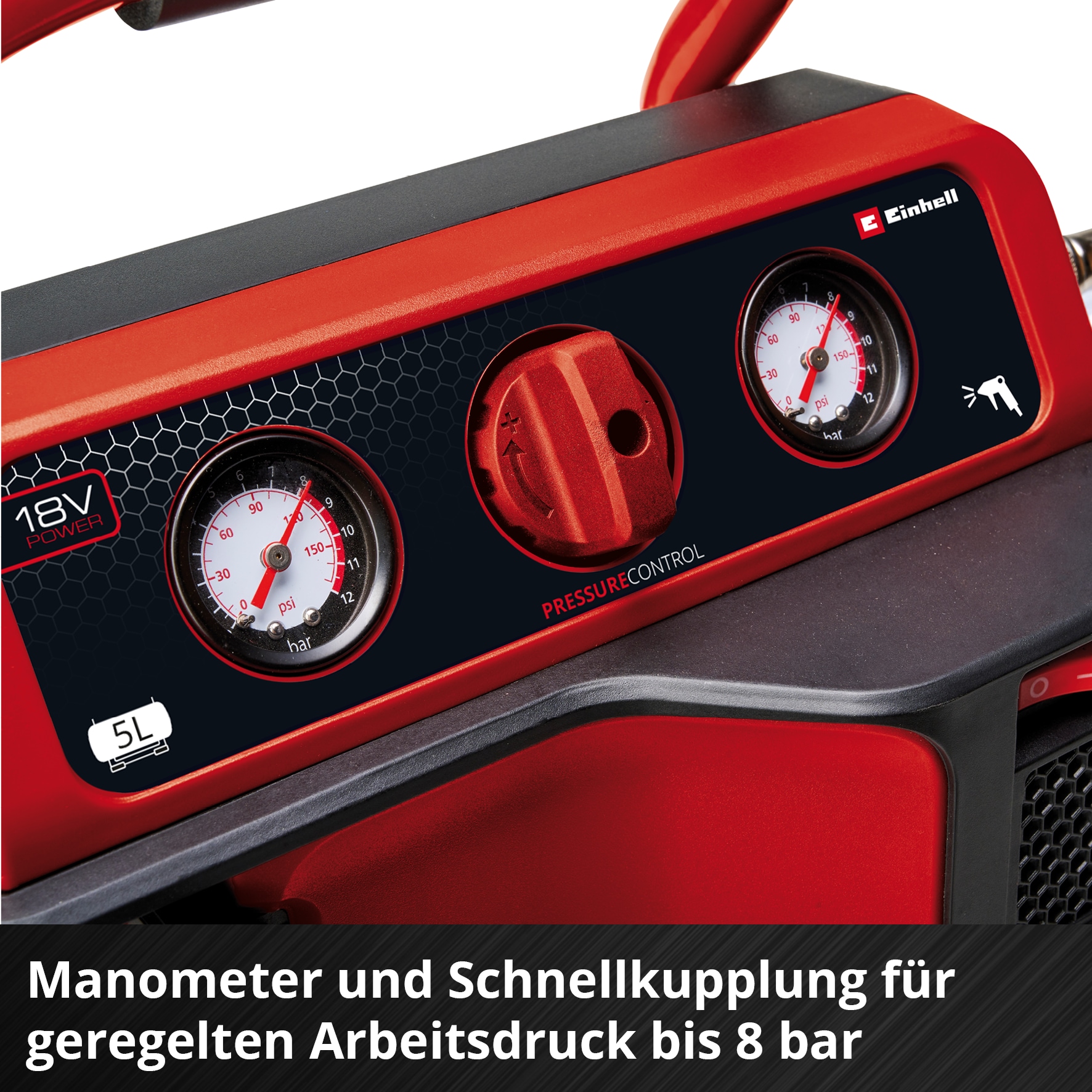 Einhell Kompressor »Akku-Kompressor TE-AC 18/75 Li OF-Solo« ohne Akku und Ladegerät
