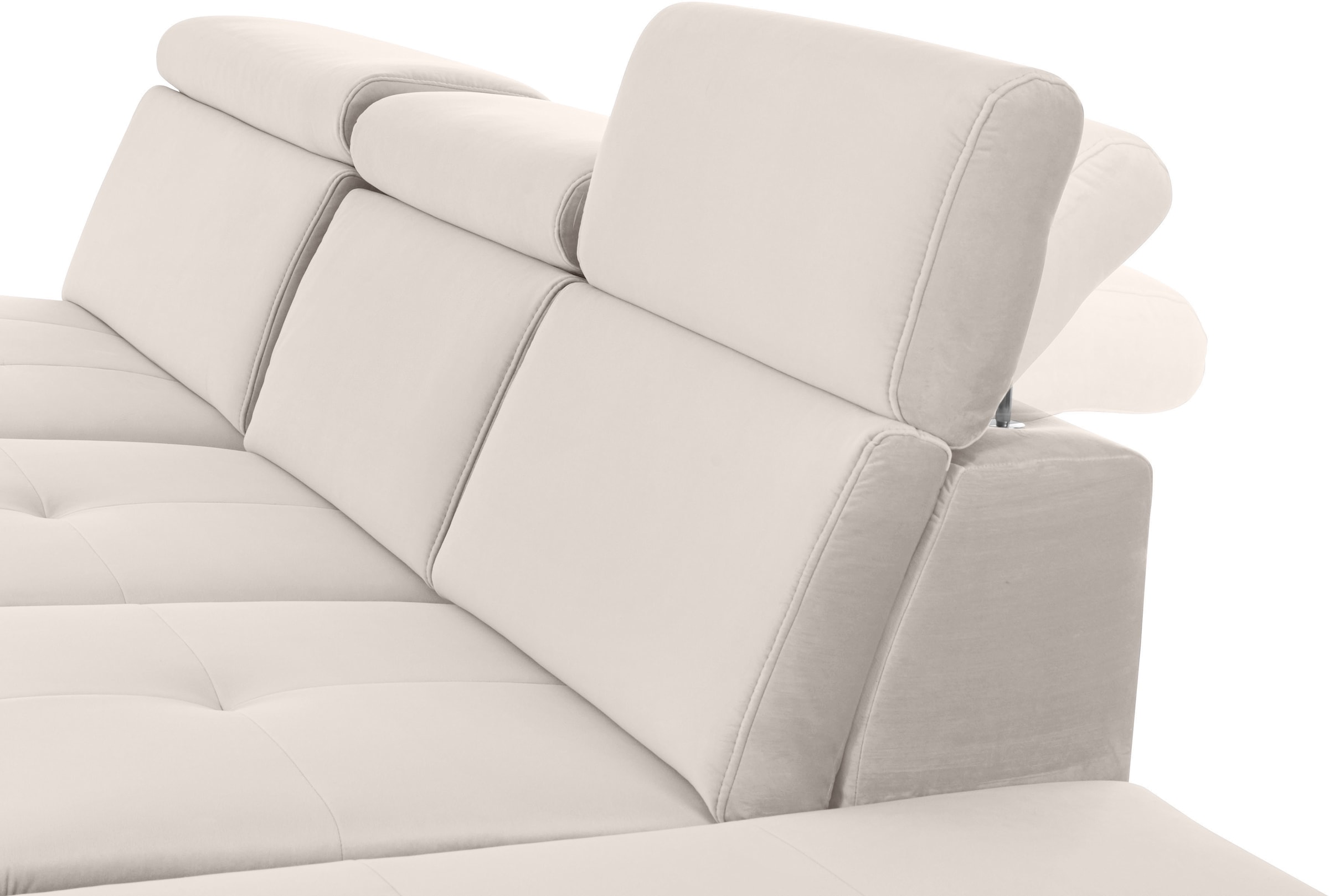 INOSIGN Ecksofa »Cardiz L-Form«, inkl.Kopfteilverstellung und Federkern wahlweise mit Bettfunktion
