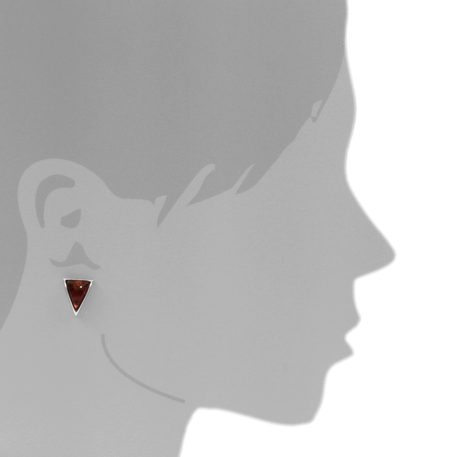 OSTSEE-SCHMUCK Paar Ohrstecker »Ostsee-Schmuck Ohrstecker Classic 17 x 14 mm«, (2 tlg.)