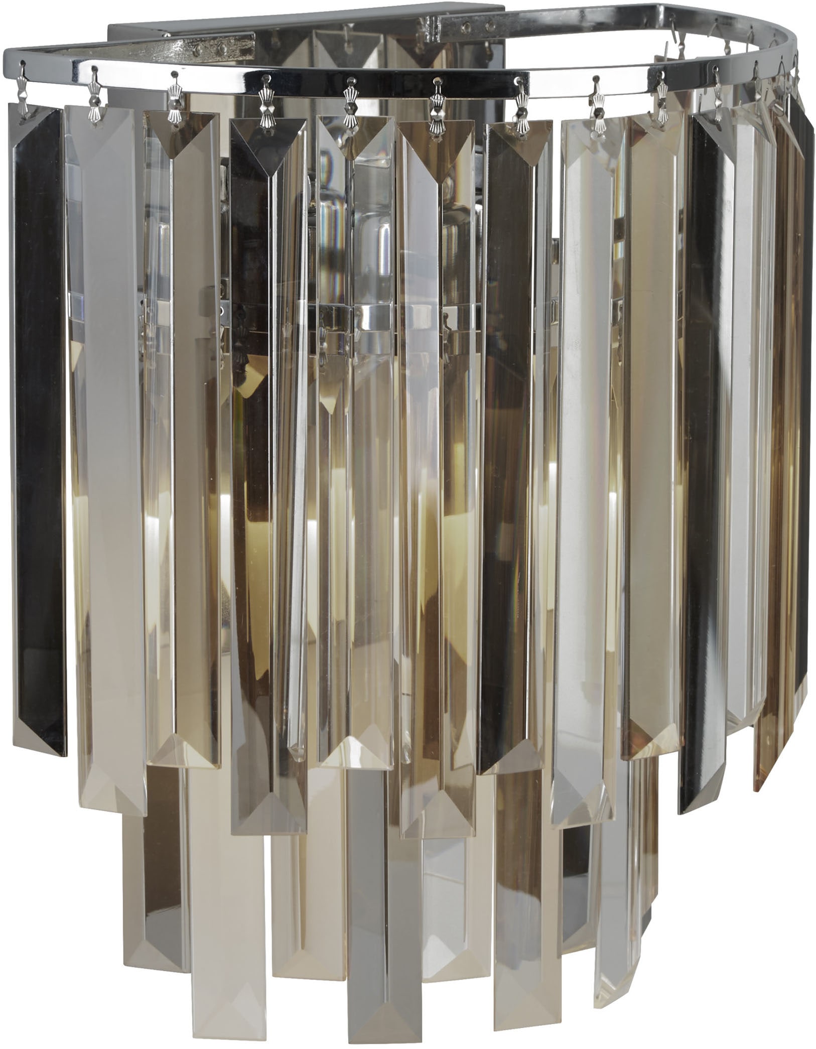 Searchlight LED Bilderleuchte »Clarissa 2Lt Wandleuchte - Chrom- und Mischglas« E14 1 Stk.