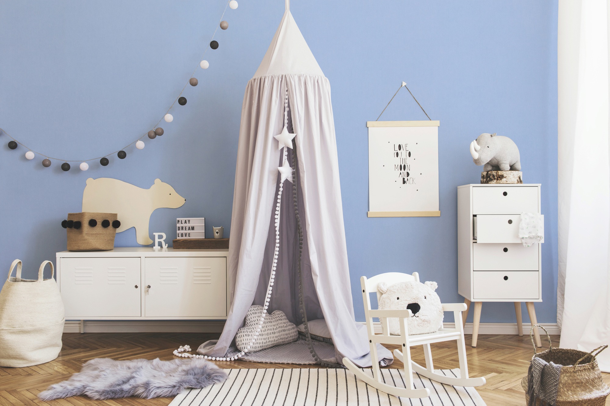A.S. Création Vliestapete »Little Love«, einfarbig-unifarben-uni, Kindertapete Tapete Uni Tapeten Kinderzimmer Schlafzimmer modern Optik