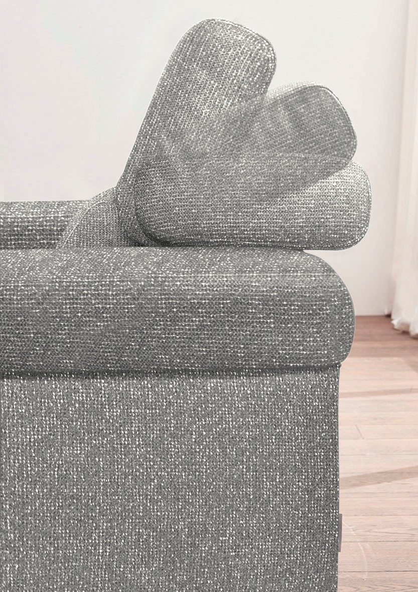 W.SCHILLIG 2-Sitzer »finn«, German Design Award 2016, Fußgestell Nussbaum natur, Breite 210 cm