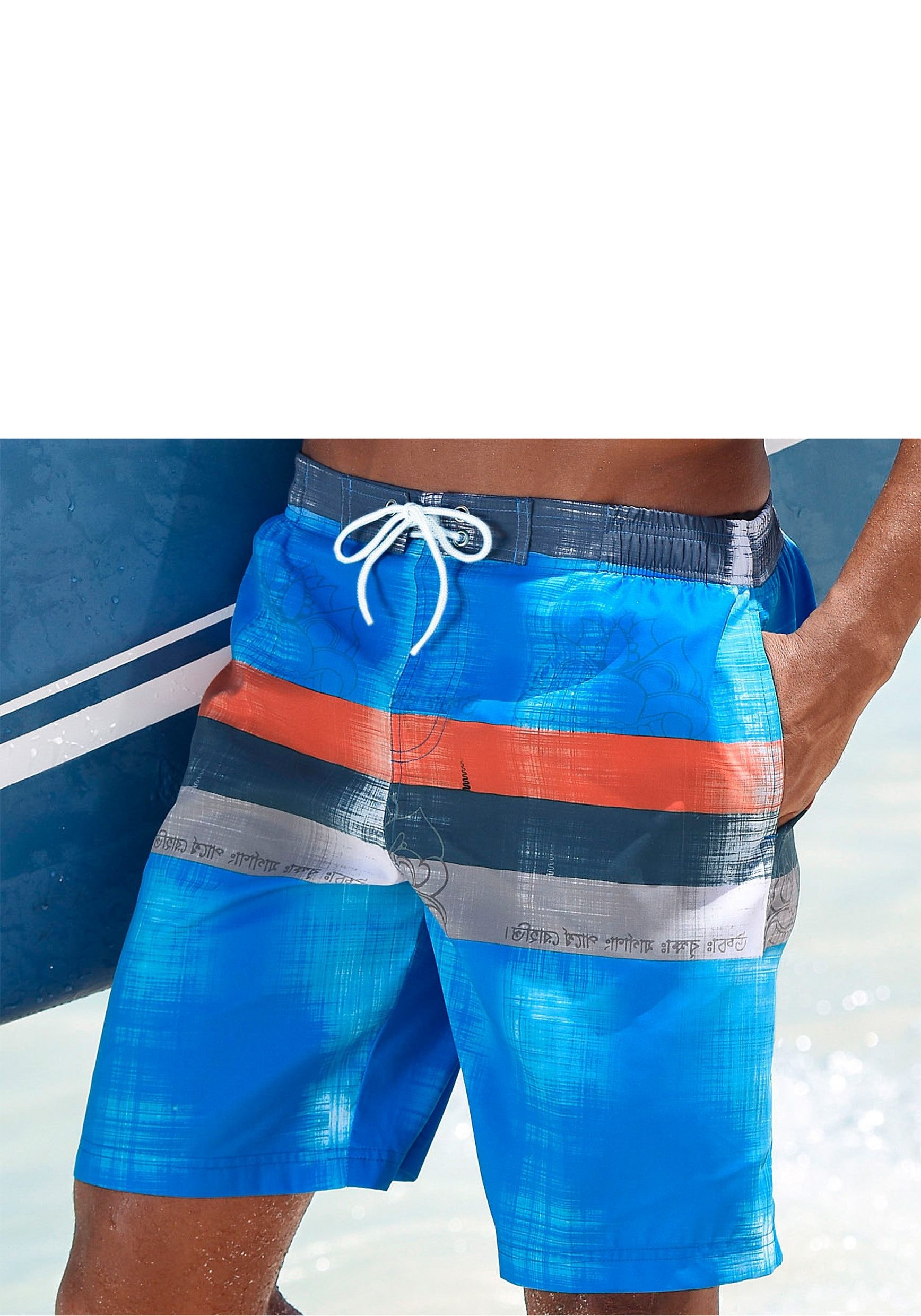 3. Bild von Chiemsee Badeshorts, elastischer Bund, mit Außenkordel, mit seitlichen Eingrifftaschen