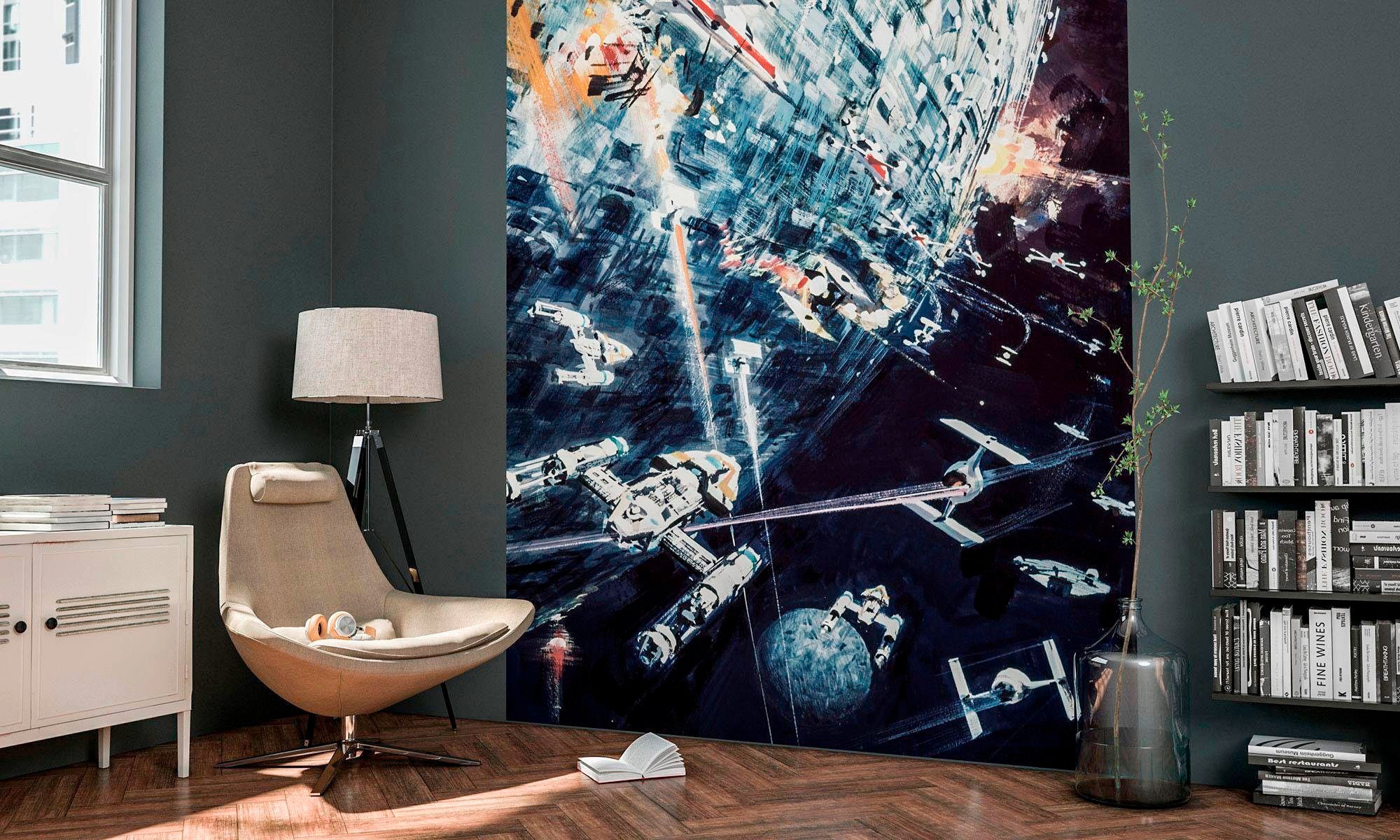 Komar Vliestapete »Star Wars Classic Dogfight«, 200x275 cm (Breite x Höhe), günstig online kaufen