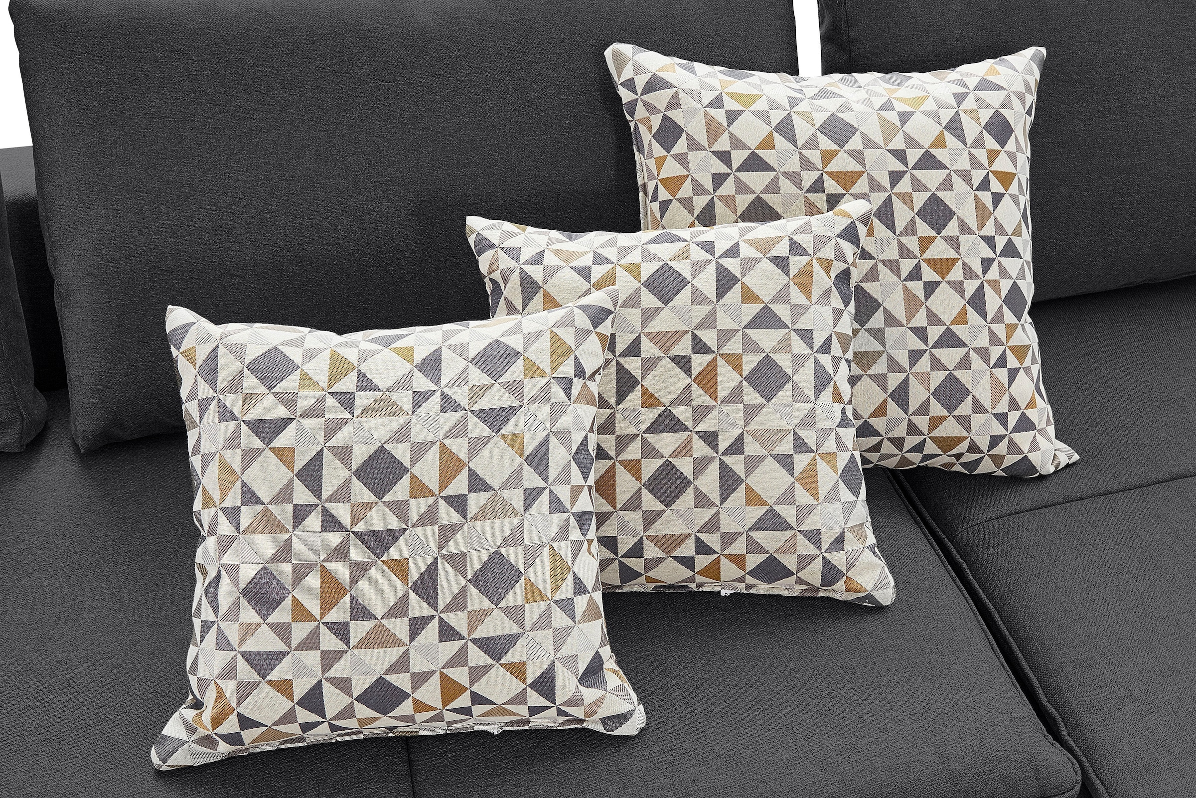 INOSIGN Ecksofa »Boxspringbett Night & Day L-Form mit Dauer-Schlaffunktion mit Armlehne«, mit Boxspring-Bettfunktion 180x200 cm und Bettkasten, Dauerschläfer!