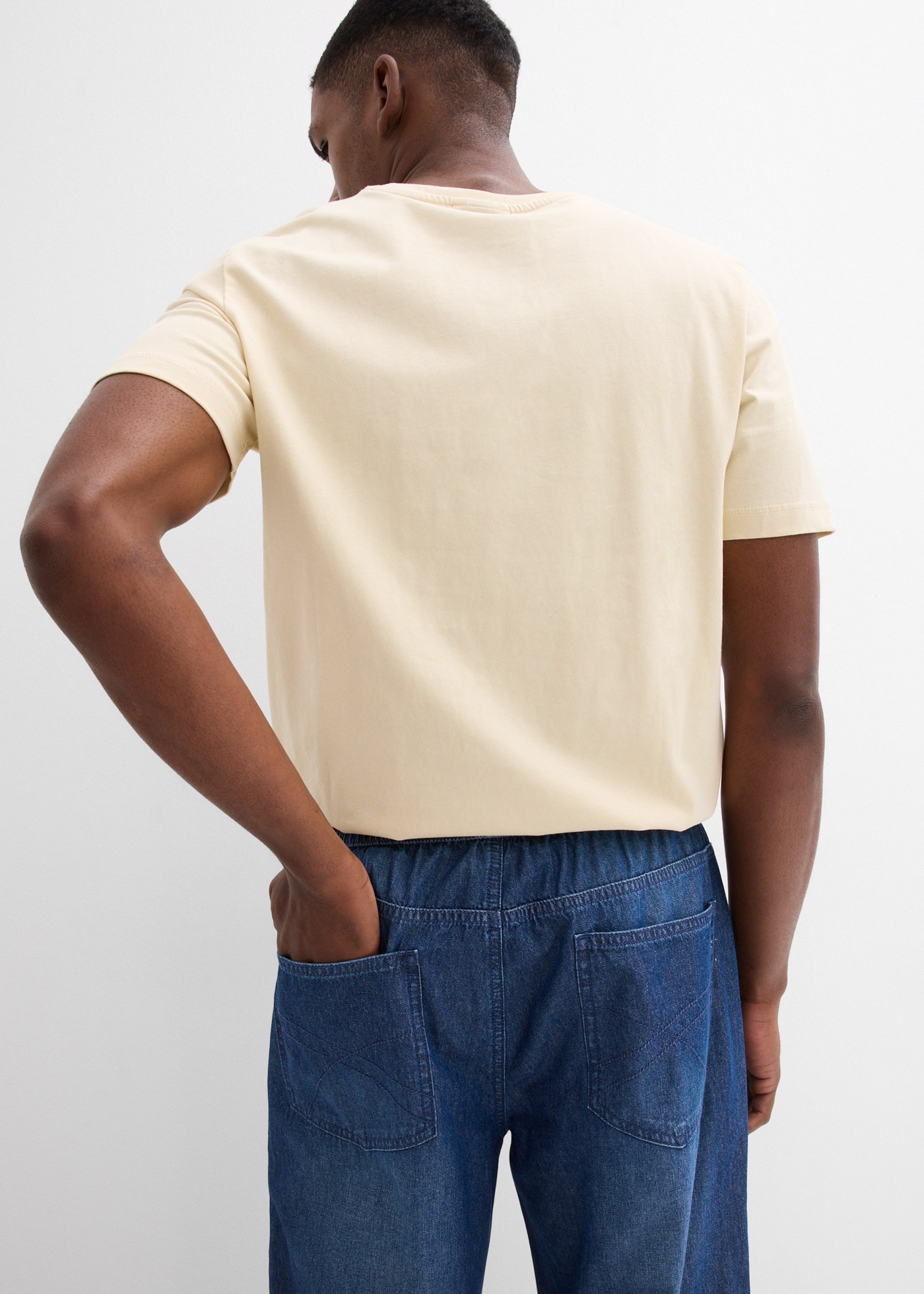 bonprix Schlupfjeans Packung, 2er, 2 klassischer Schnitt, aus reiner Baumwolle, mit Washed-Effekt