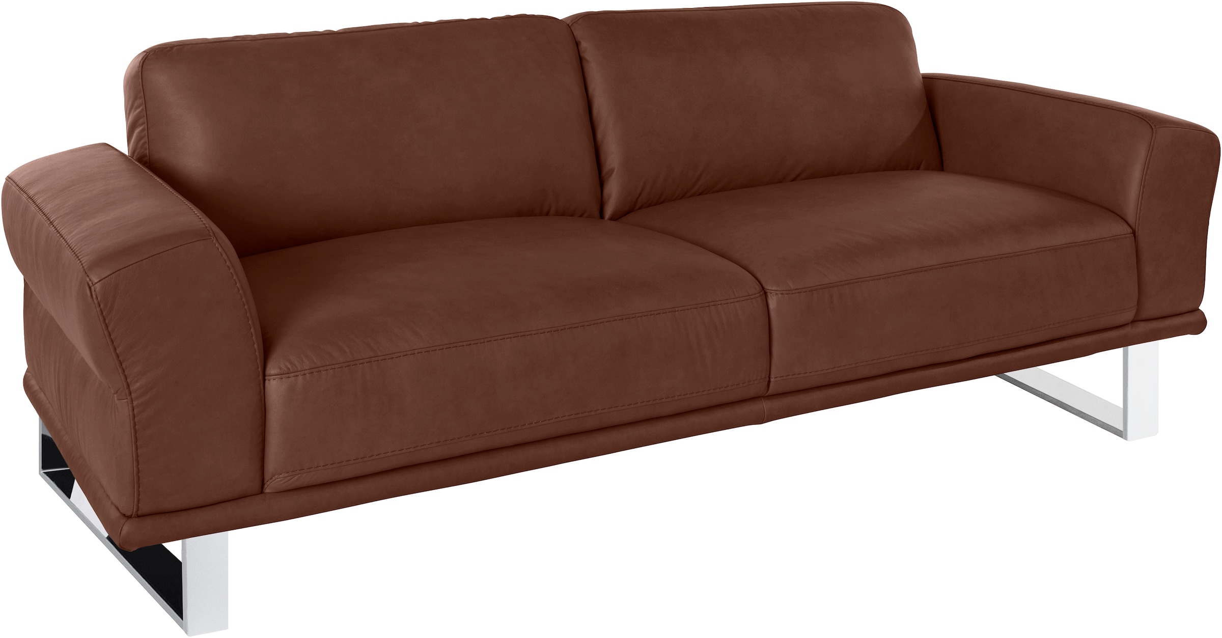W.SCHILLIG 2,5-Sitzer »montanaa«, mit Metallkufen in Chrom glänzend, Breite 232 cm