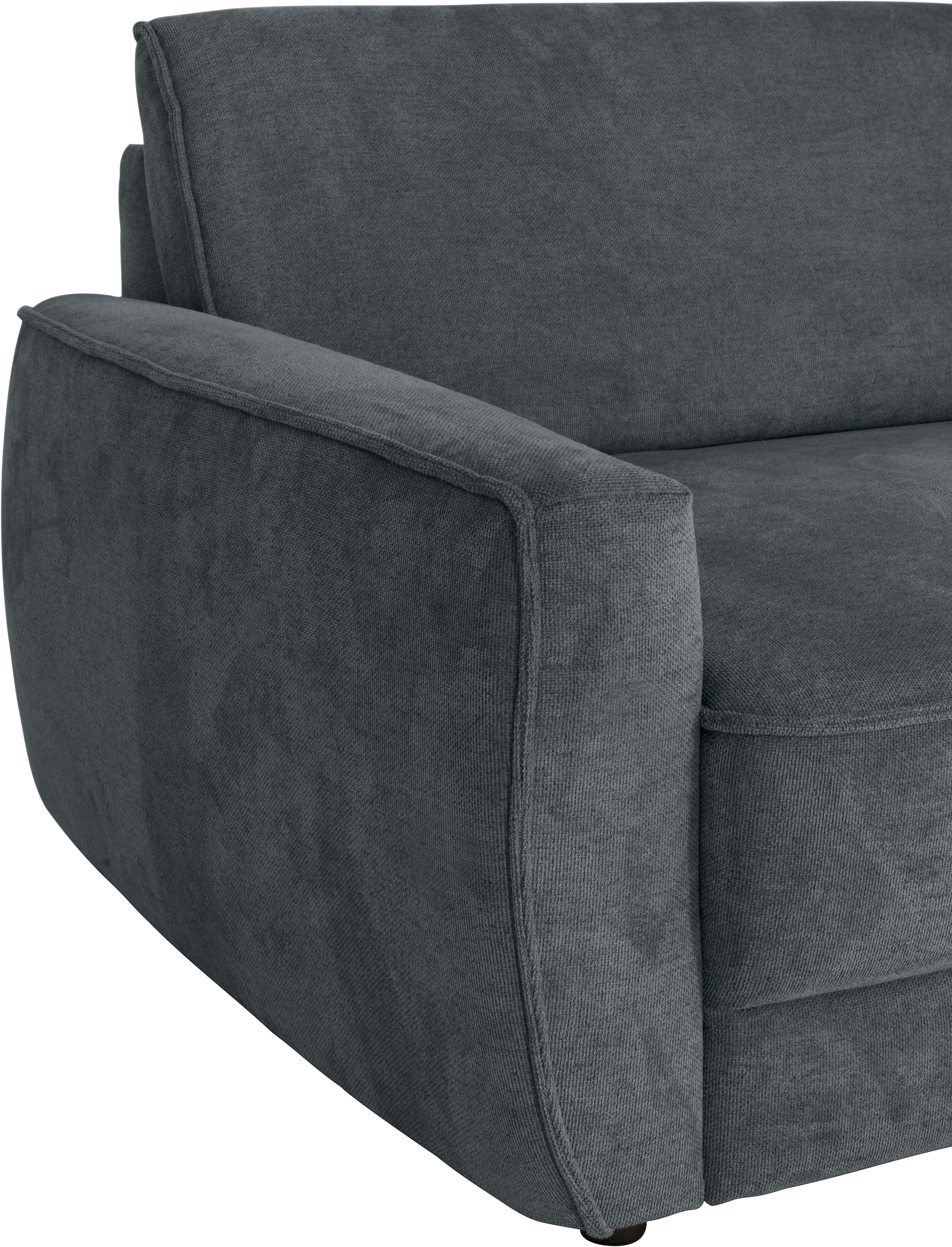 Die PlanBar Big-Sofa »ZE-EM24139, 258 cm breit, 2-teilige XXL Couch mit Softsitz« Kaltschaum Polstersofa, optional mit Sitztiefenverstellung