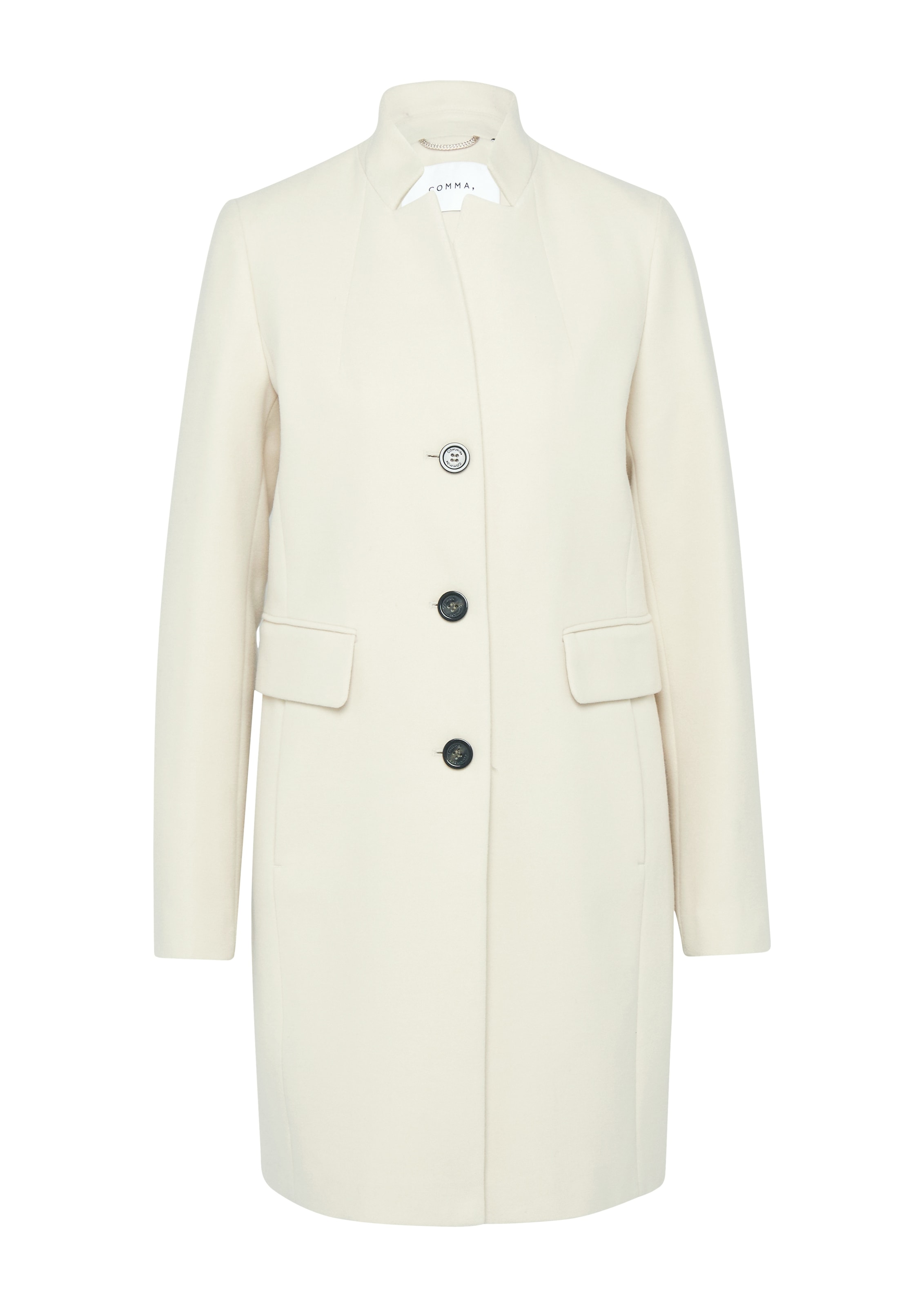 Comma Langmantel mit Reverskragen