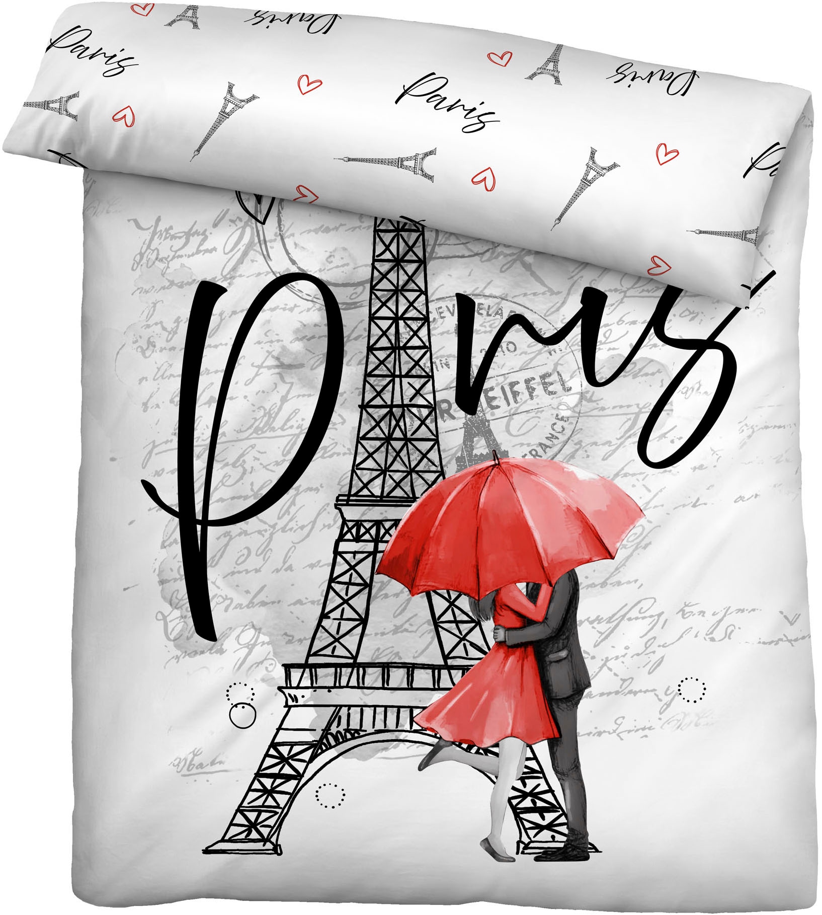 Castell - Markenbettwäsche Bettwäsche »460127« 2 Polycotton, hautsympathisch, atmungsaktiv, mit Reißverschlüssen