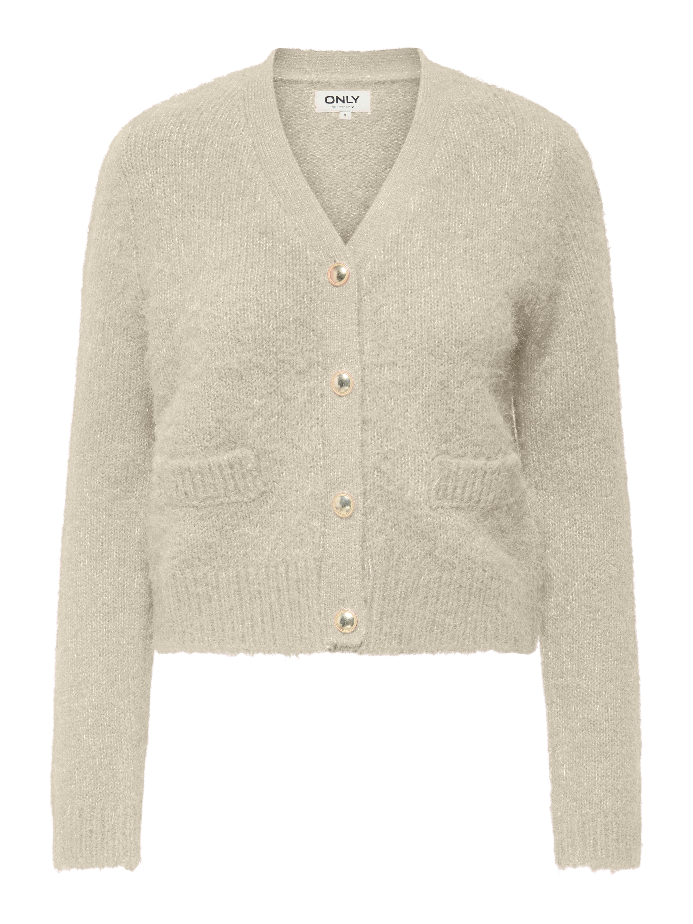 ONLY Strickjacke »ONLMAGGIE LIFE LS V-NECK CARDI CC KNT«