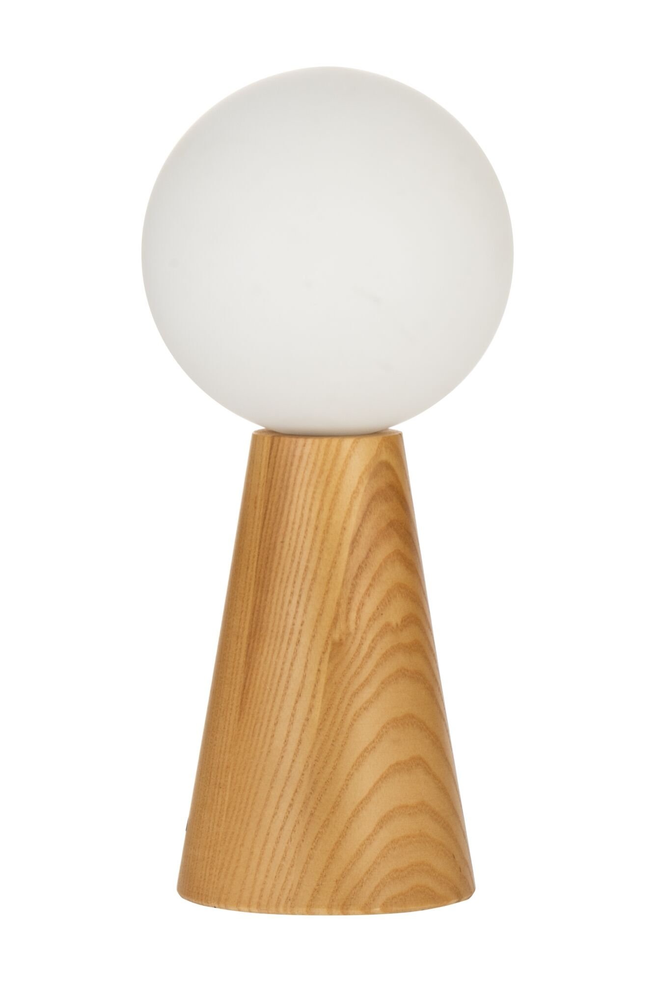 Pauleen Tischleuchte »Woody Soul Glas/Eschenholz 230V max. 3,5W Weiß/Holz n günstig online kaufen