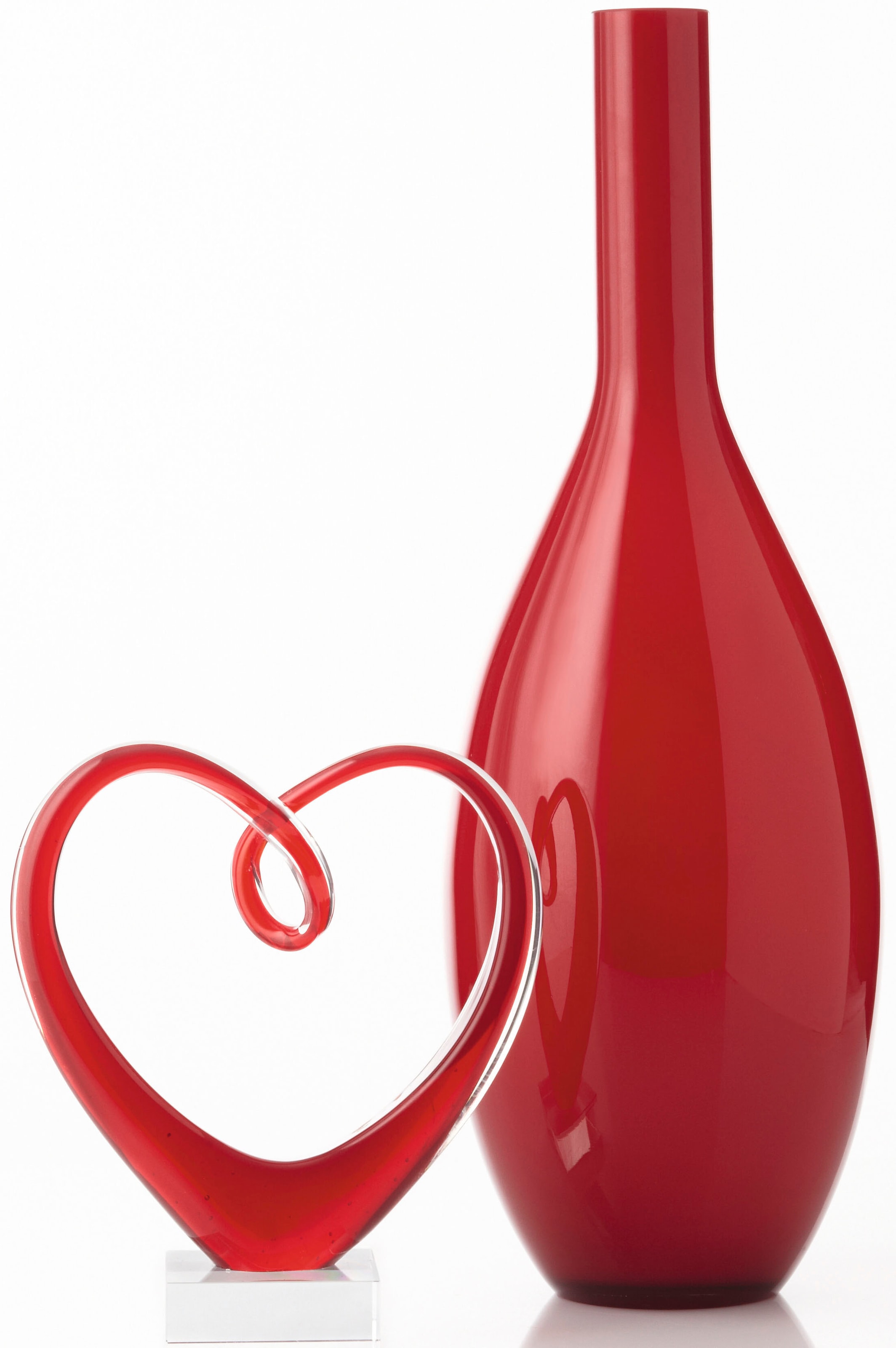 LEONARDO Dekofigur »Herzskulptur HEART 24 cm rot«