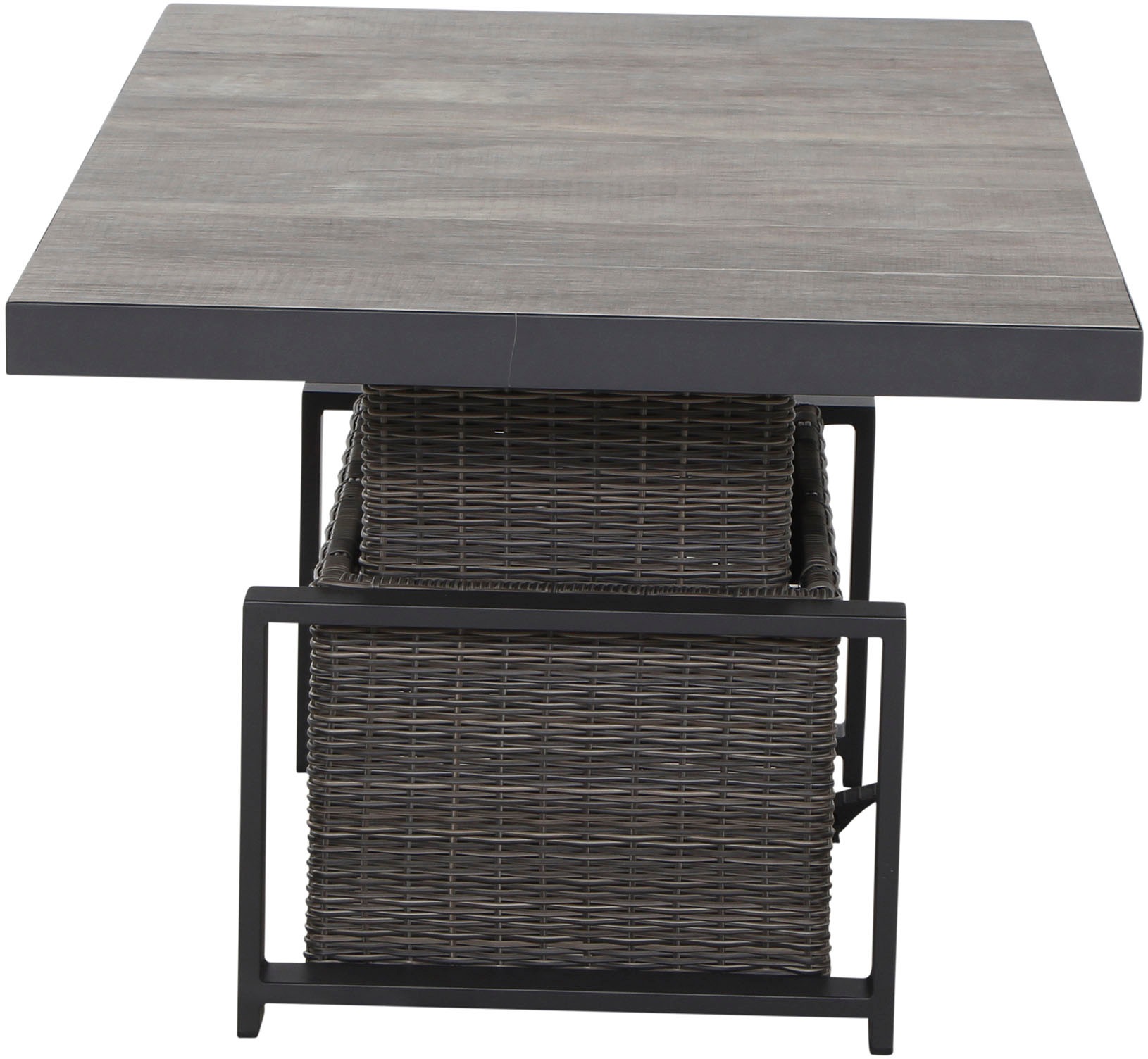 Siena Garden Gartenlounge-Set »Corido«, (Set, 9 tlg.), bestehend aus 2 Sesseln, 1 Sofa, 1 Tisch und 5 Auflagen