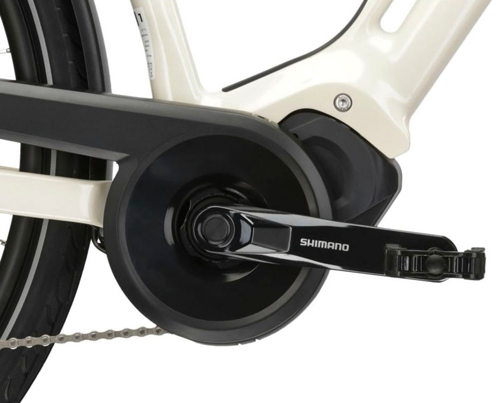Kross E-Bike »E-Citybike Sentio Hybrid 3.0 28 Zoll beige«, 7 Gang, Shimano, DEORE T6000, Mittelmotor 250 W, Pedelec, Elektrofahrrad für Damen und Herren