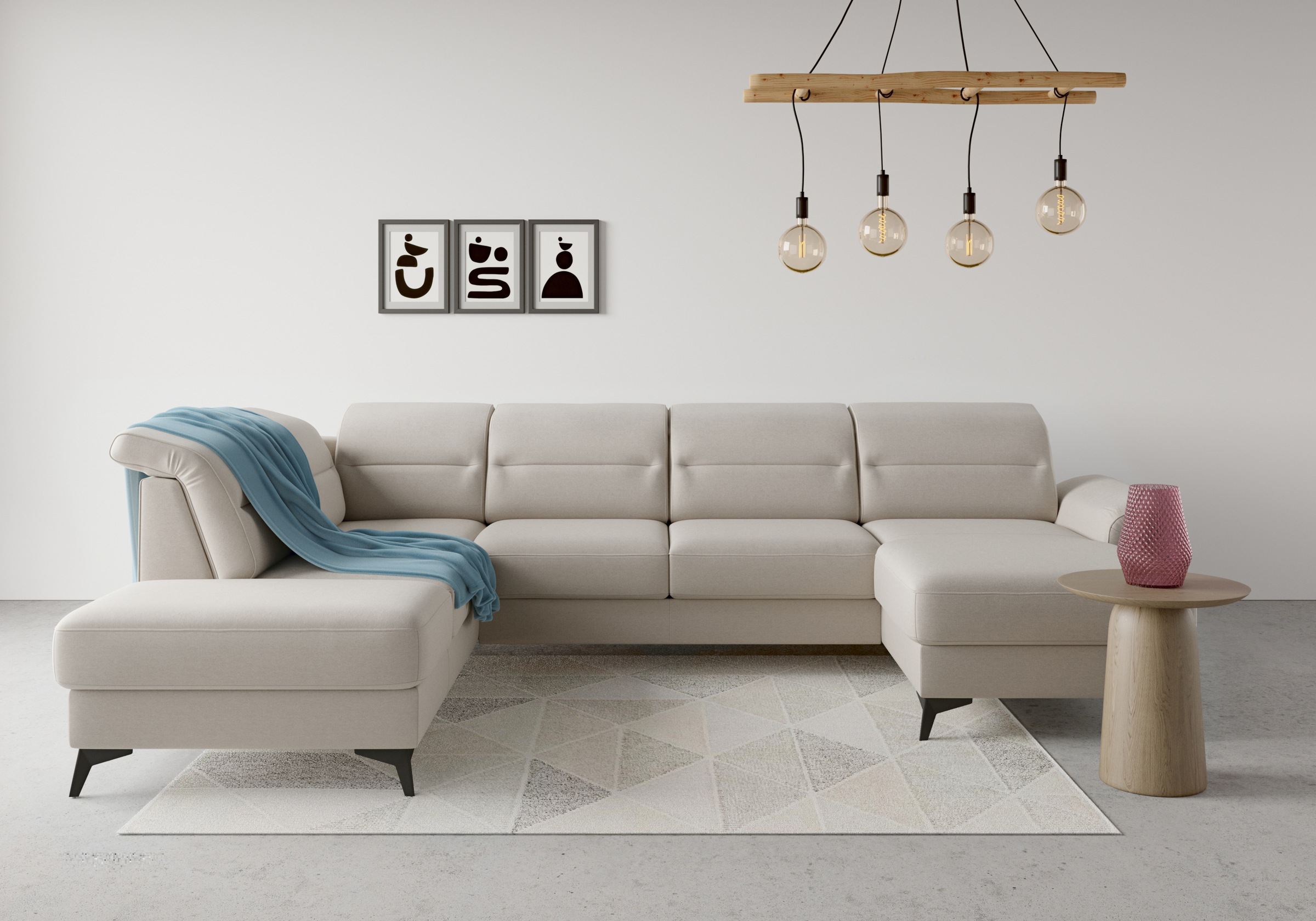 sit&more Wohnlandschaft Sinatra U-Form, optional mit Kopfteilverstellung un günstig online kaufen