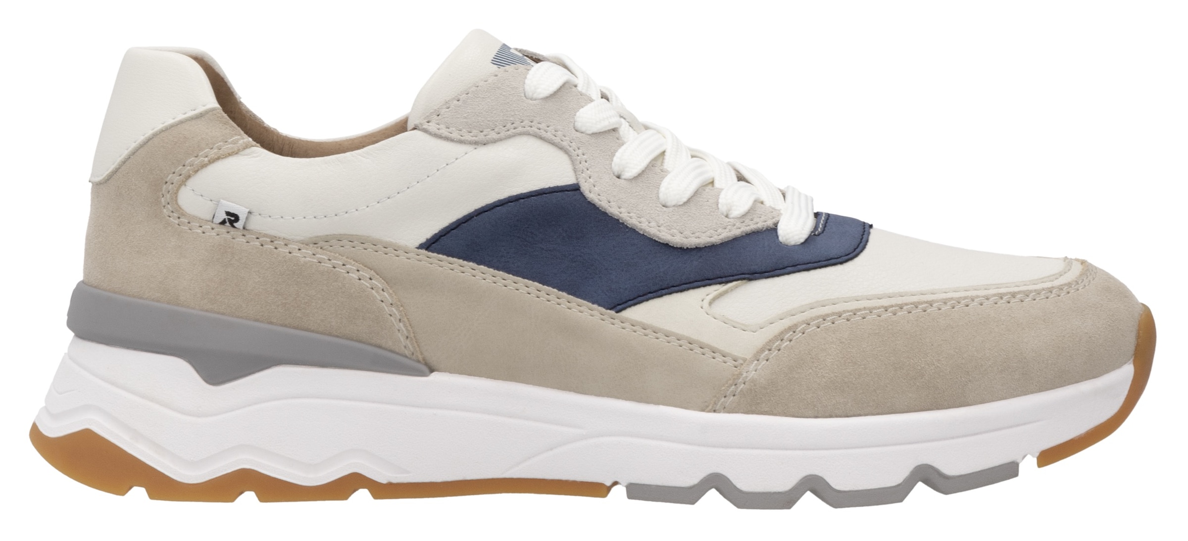 RIEKER Sport Sneaker, Schnürschuh, Halbschuh, Freizeitschuh mit Schaftrandpolsterung