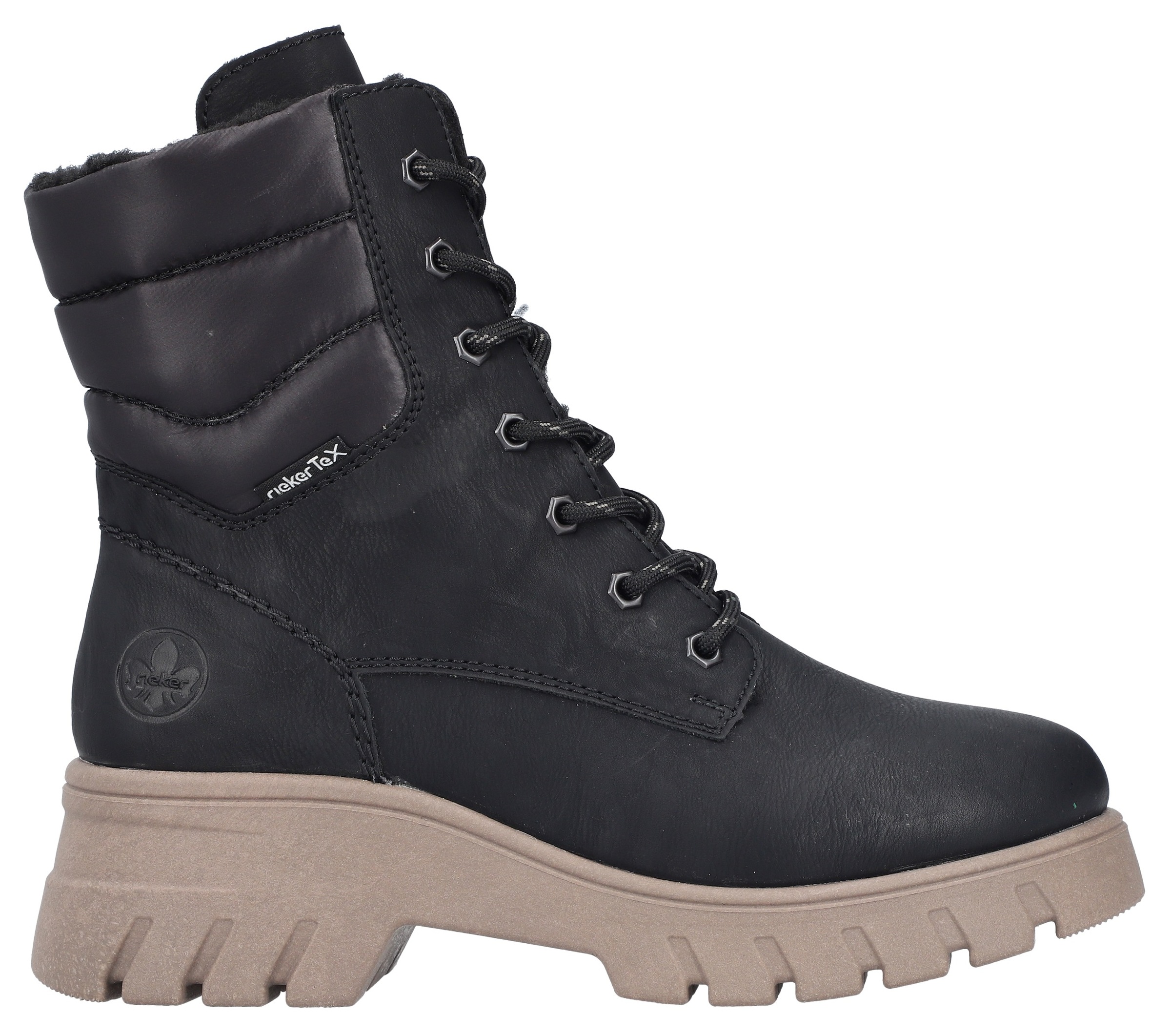Rieker Plateaustiefelette, Winterboots, Stiefelette mit wasserabweisender riekerTEX-Membran