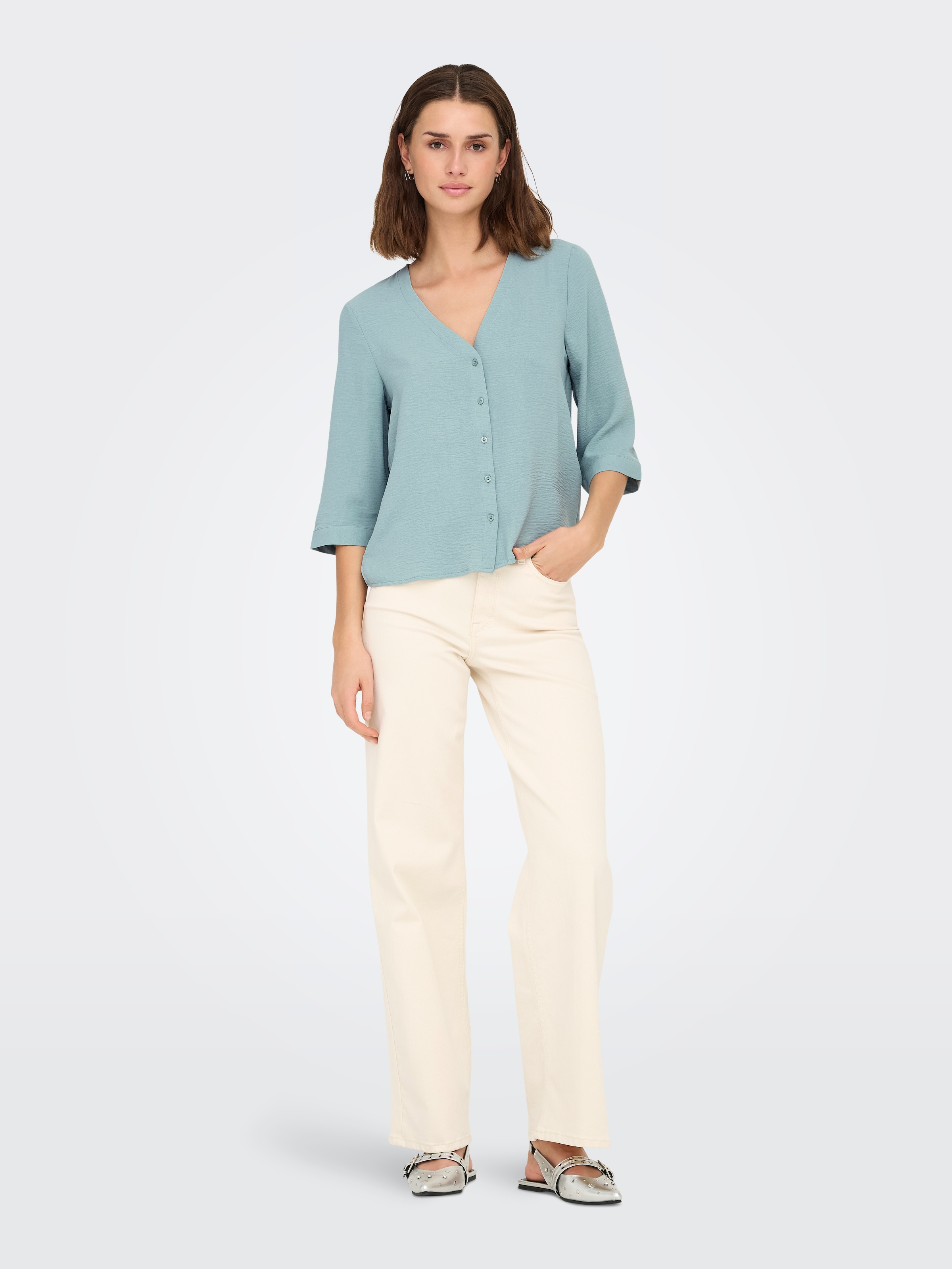 JDY Shirtbluse »JDYLION CAPOTE 3/4 SHIRT WVN NOOS«