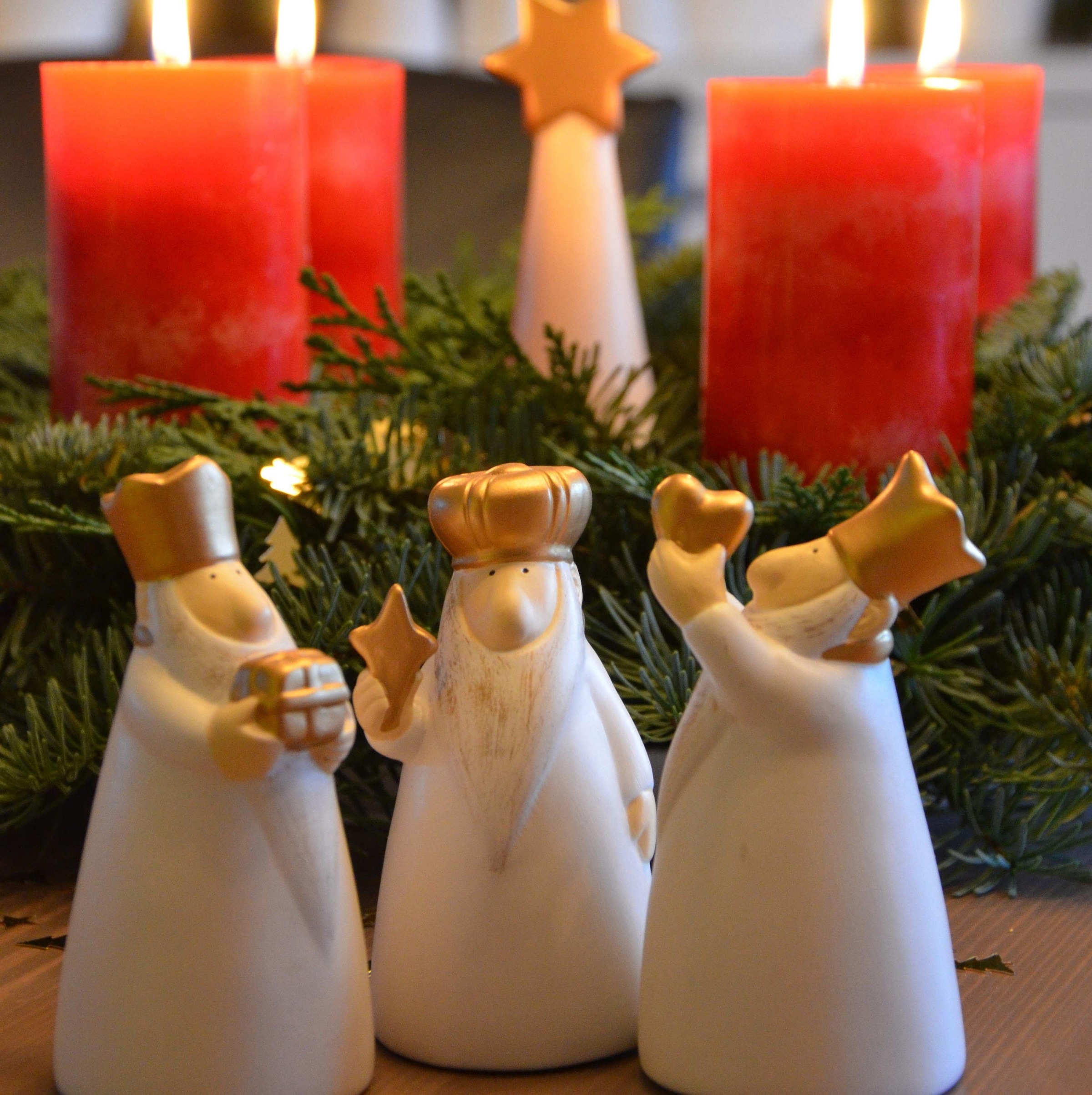3 VALENTINO Raten »Heilige Könige, kaufen Wohnideen Krippenfigur auf Weihnachtsdeko«