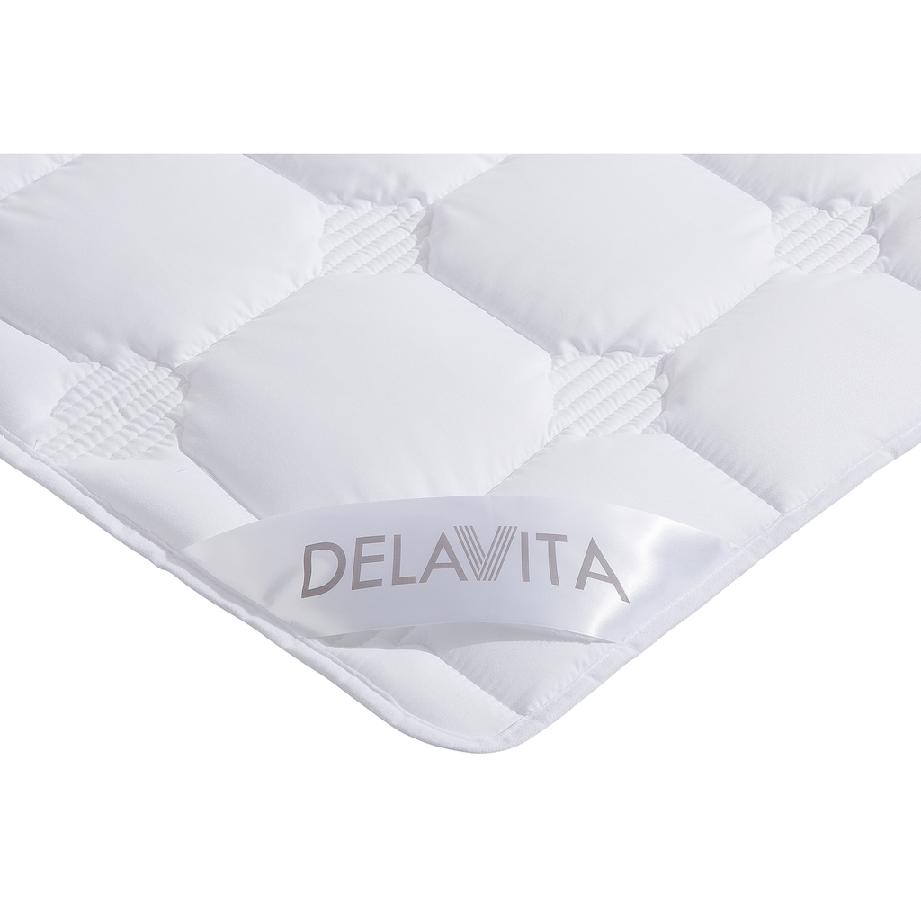 DELAVITA Microfaserbettdecke »Memel«, normal, Bezug Polyester, (1 St.), mit antibakterieller Veredelung Sanitized® ausgerüstet