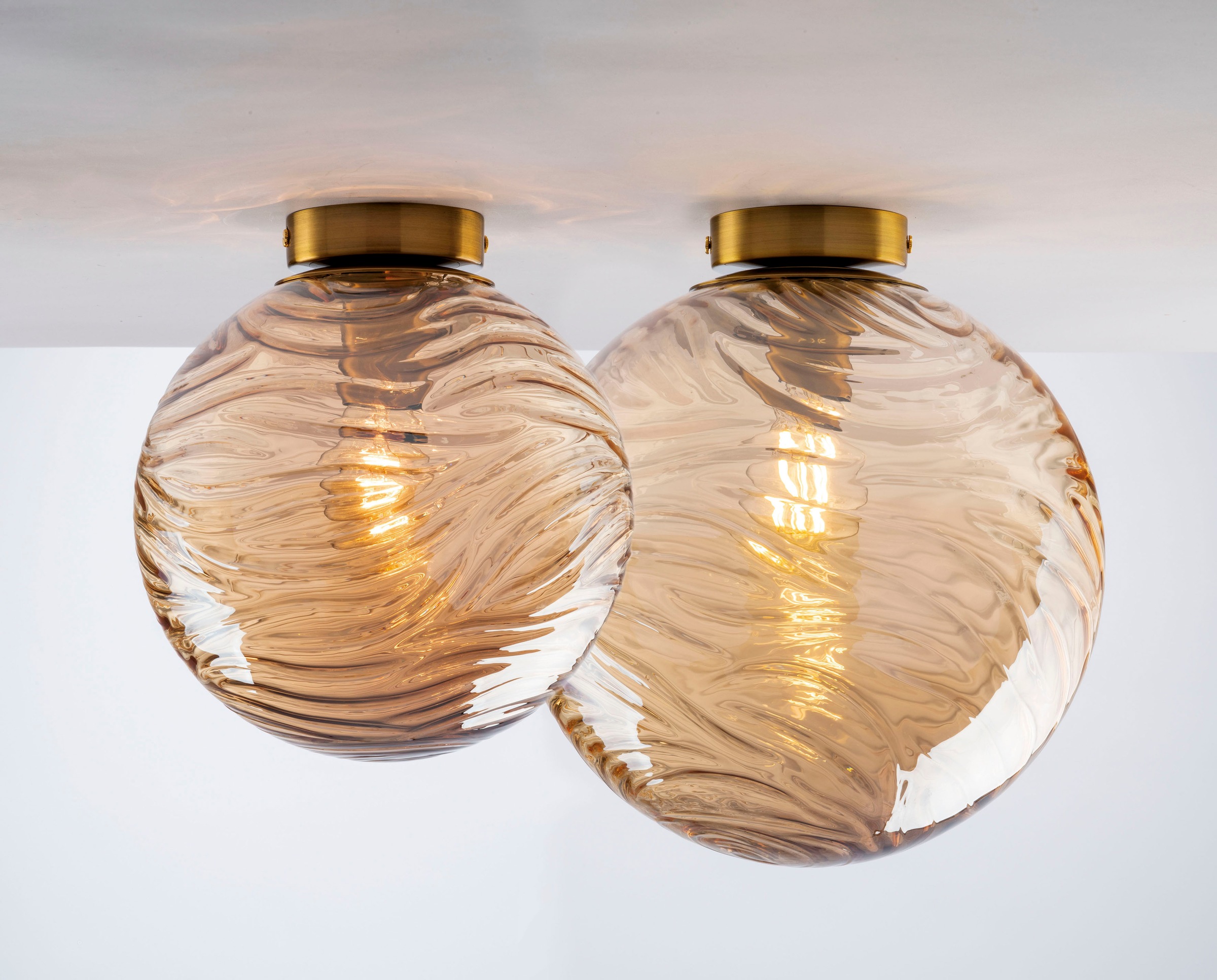 ECO-LIGHT Hängeleuchte »Nereide«, Leuchtmittel E27 | Leuchtmittel wechselbar, hochwertiges Glas