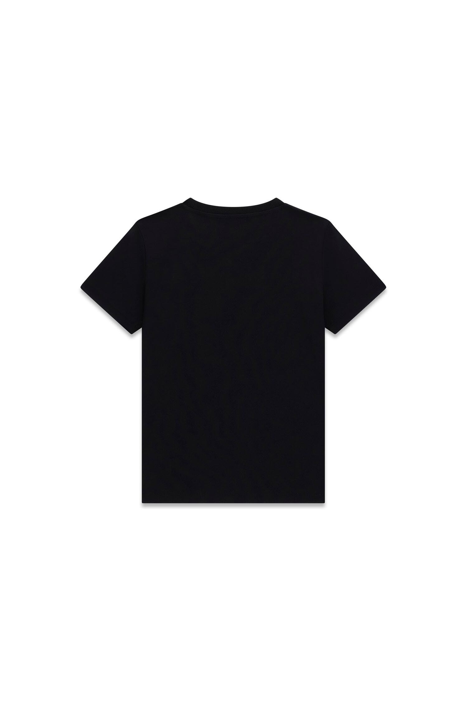 Guess T-Shirt »CN 4G ROUND CRYSTALS LOGO« mit markantem Logodesign, Regular Fit