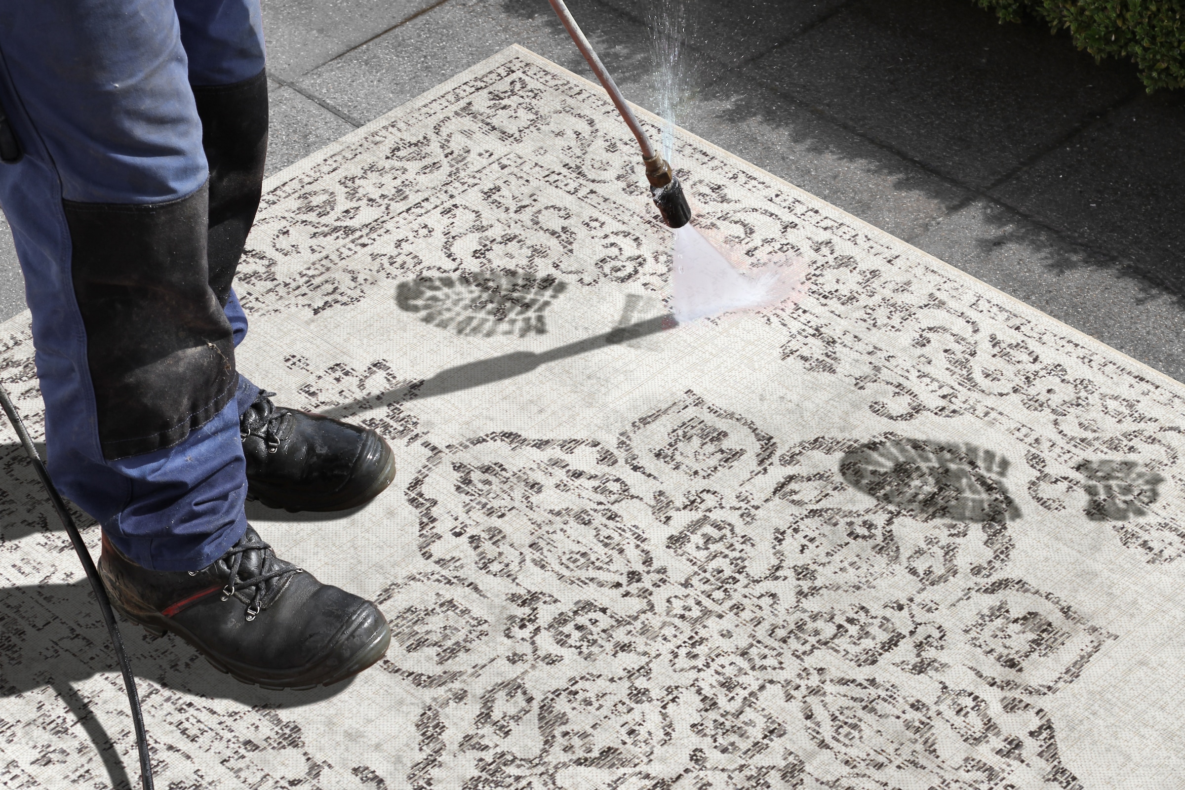 HANSE Home Teppich »Tilos«, rechteckig, 8 mm Höhe, In- & Outdoor, Kurzflor, Orientalisch, Vintage, Wohnzimmer, Garten