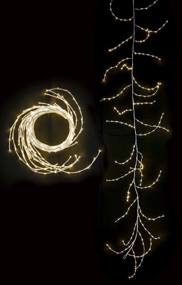 KONSTSMIDE LED-Lichterkette »Weihnachtsdeko aussen«, variabel als Lichterkranz/Lichtergirlande, 240 warmweiße Dioden