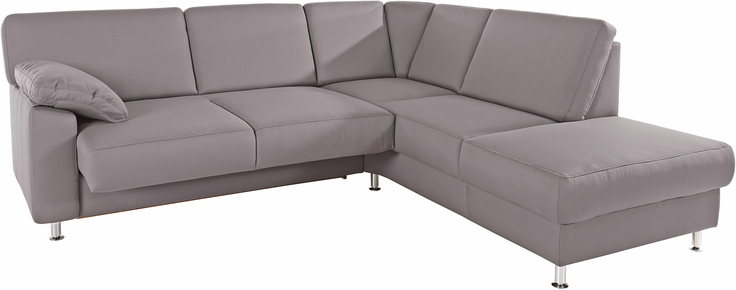 sit&more Ecksofa »Belfort L-Form«, wahlweise mit Vorziehsitz und Bettkasten