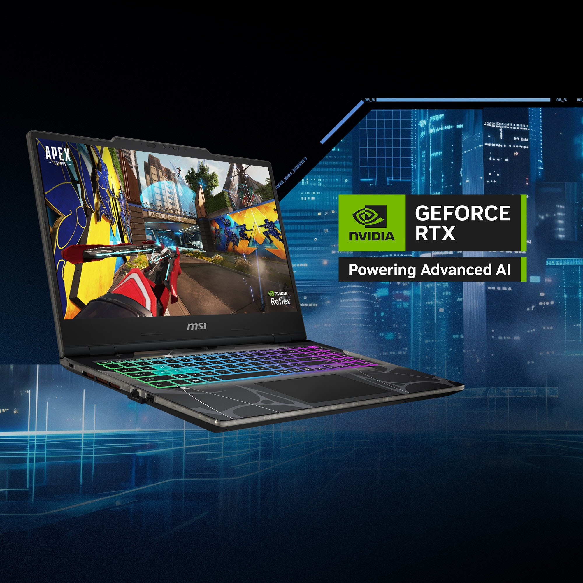 MSI Gaming-Notebook »Cyborg A15 AI B2HWGKG-089« 39,6 cm / 15,6 ″ AMD Ryzen 7 GeForce RTX 5070 1.000 GB SSD