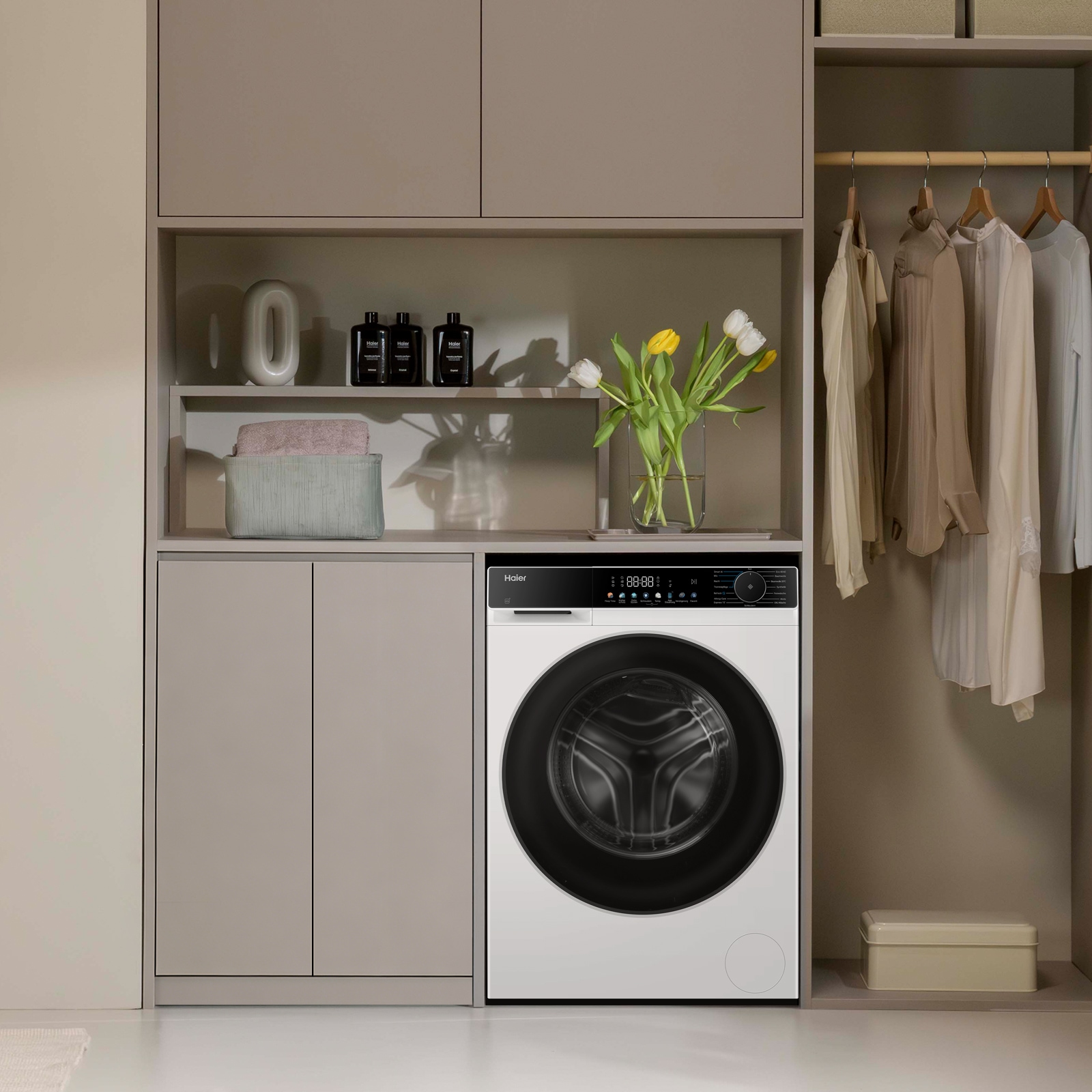 Haier Waschmaschine G5 Serie »HW80-BP14657TU1« 8 kg 1400 U/min Smart AI Automatikprogramm & Wi-Fi