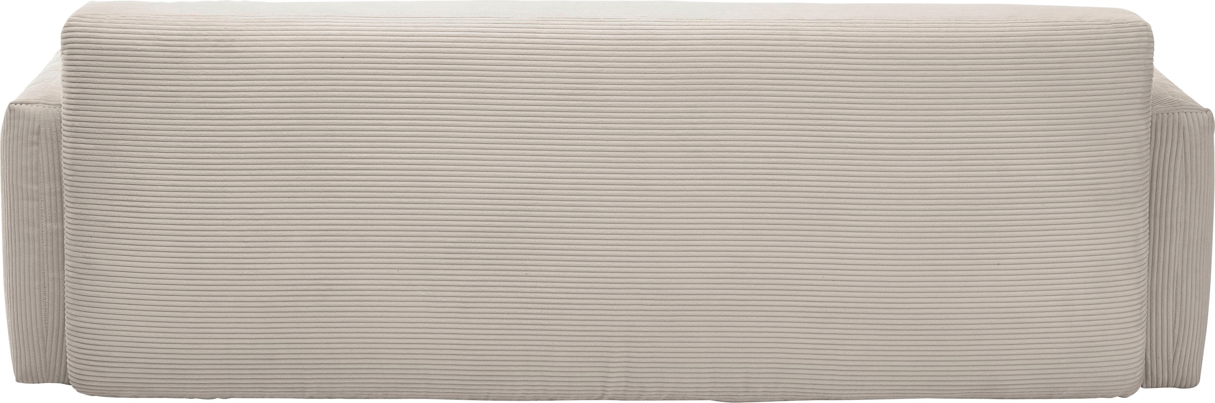 INOSIGN Schlafsofa »Donka Dauerschläfer-geeignet, belastbar bis 270 kg, incl. Bettlkasten«, mit Armlehnen, Breite 232 cm, auch in Cord, Tonnentaschen-Federkern
