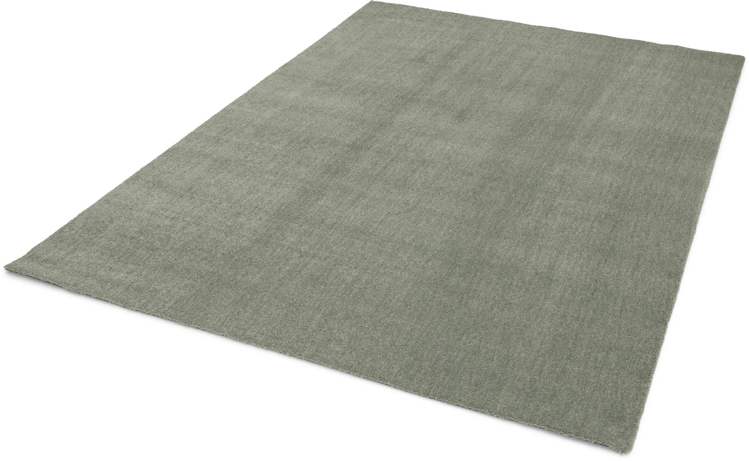 my home Teppich »Adrienne, Made in Belgium«, rechteckig, 11 mm Höhe, waschbar, pflegeleicht, einfarbig, besonders weich