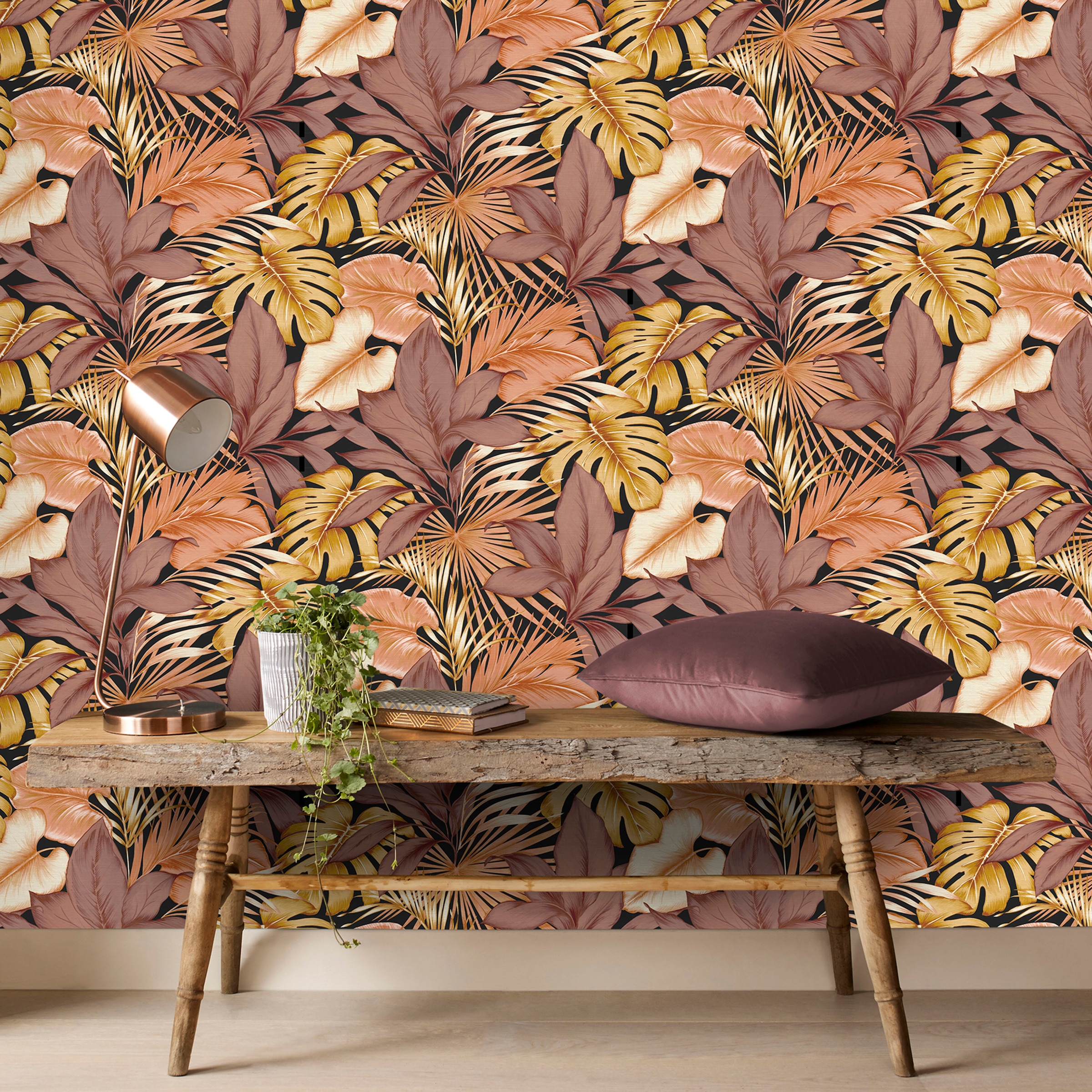 Superfresco Easy Vliestapete »Superfresco Easy Vliestapete Indra Tropisch« botanisch geprägt Superfresco Easy Vliestapete Indra