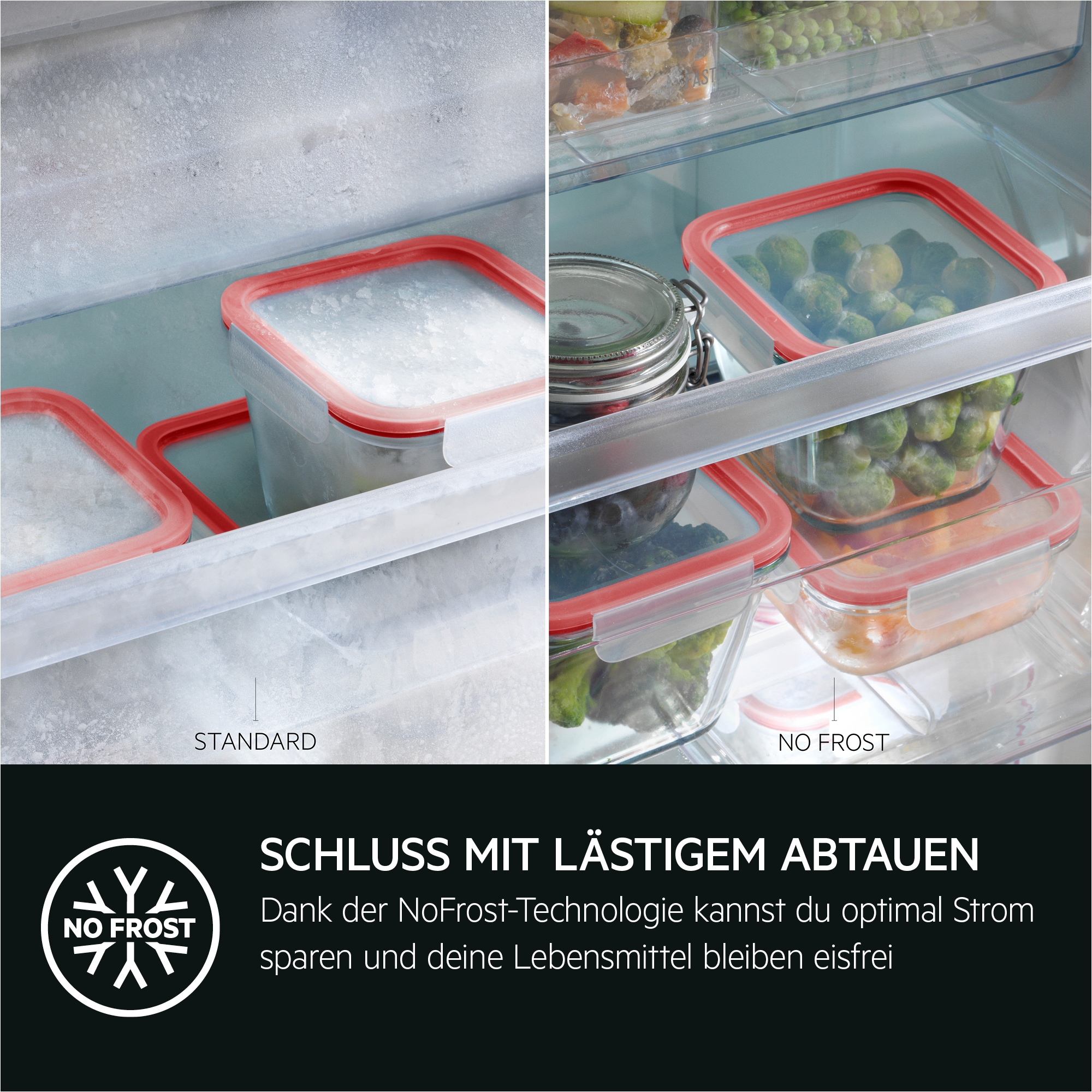 AEG Einbaukühlgefrierkombination 8000 »TSC8M181BC«, mit 360° CoolingTechnologie