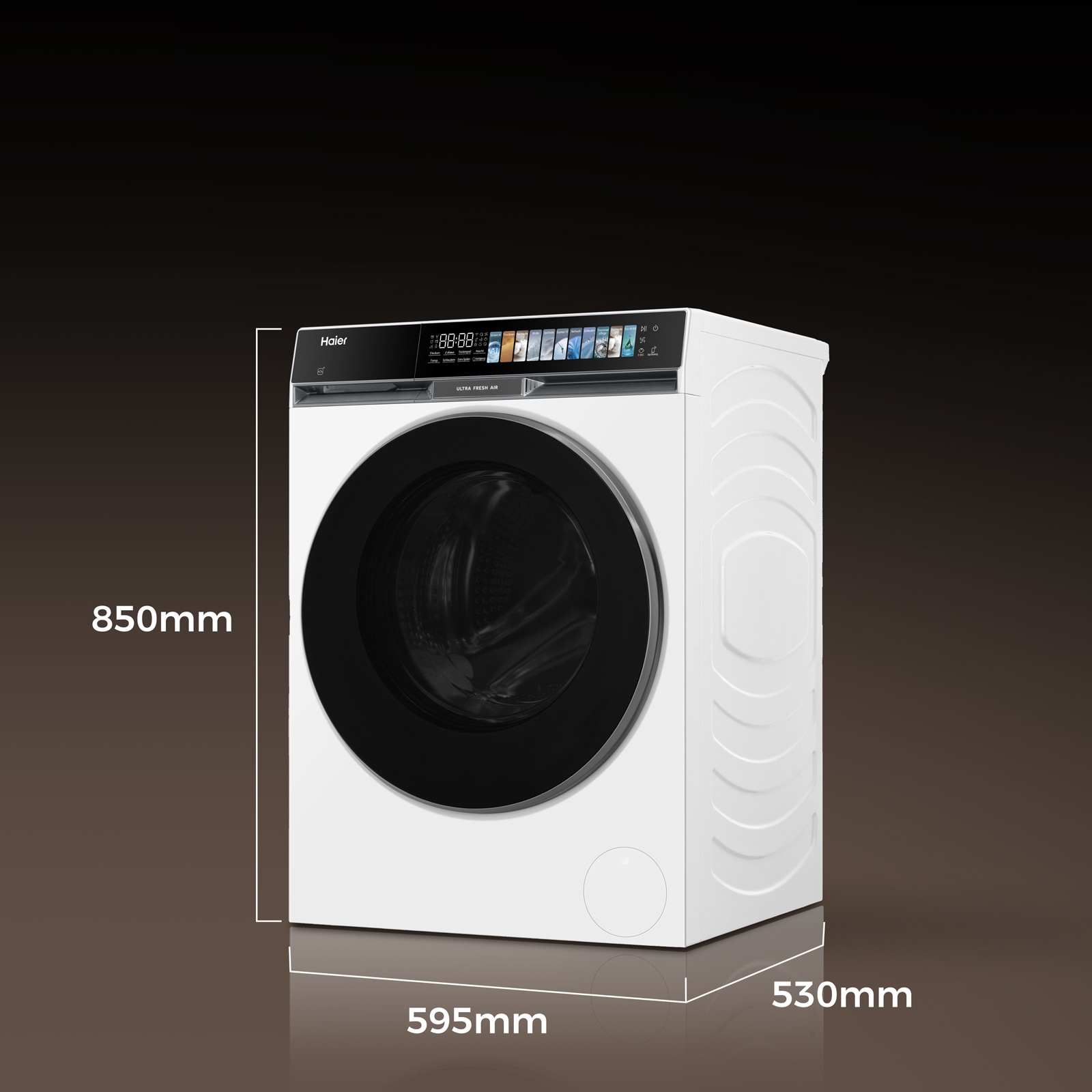 Haier Waschtrockner »HWD80-BP14687TU1« G9 Serie 8 kg /5 kg UltraFresh & UltraSense