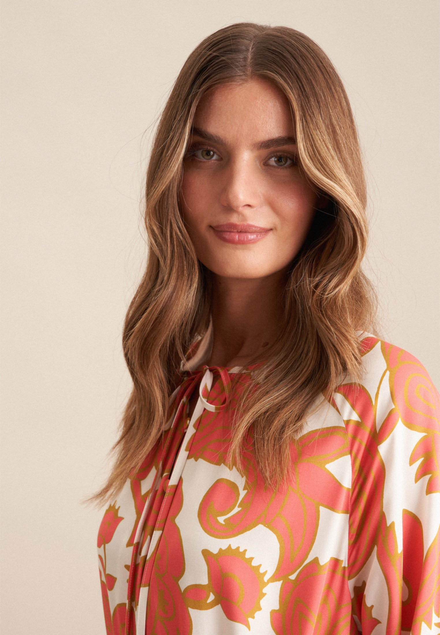 seidensticker Sommerkleid »Schwarze Rose«, 7/8-Arm Rundhals Paisley
