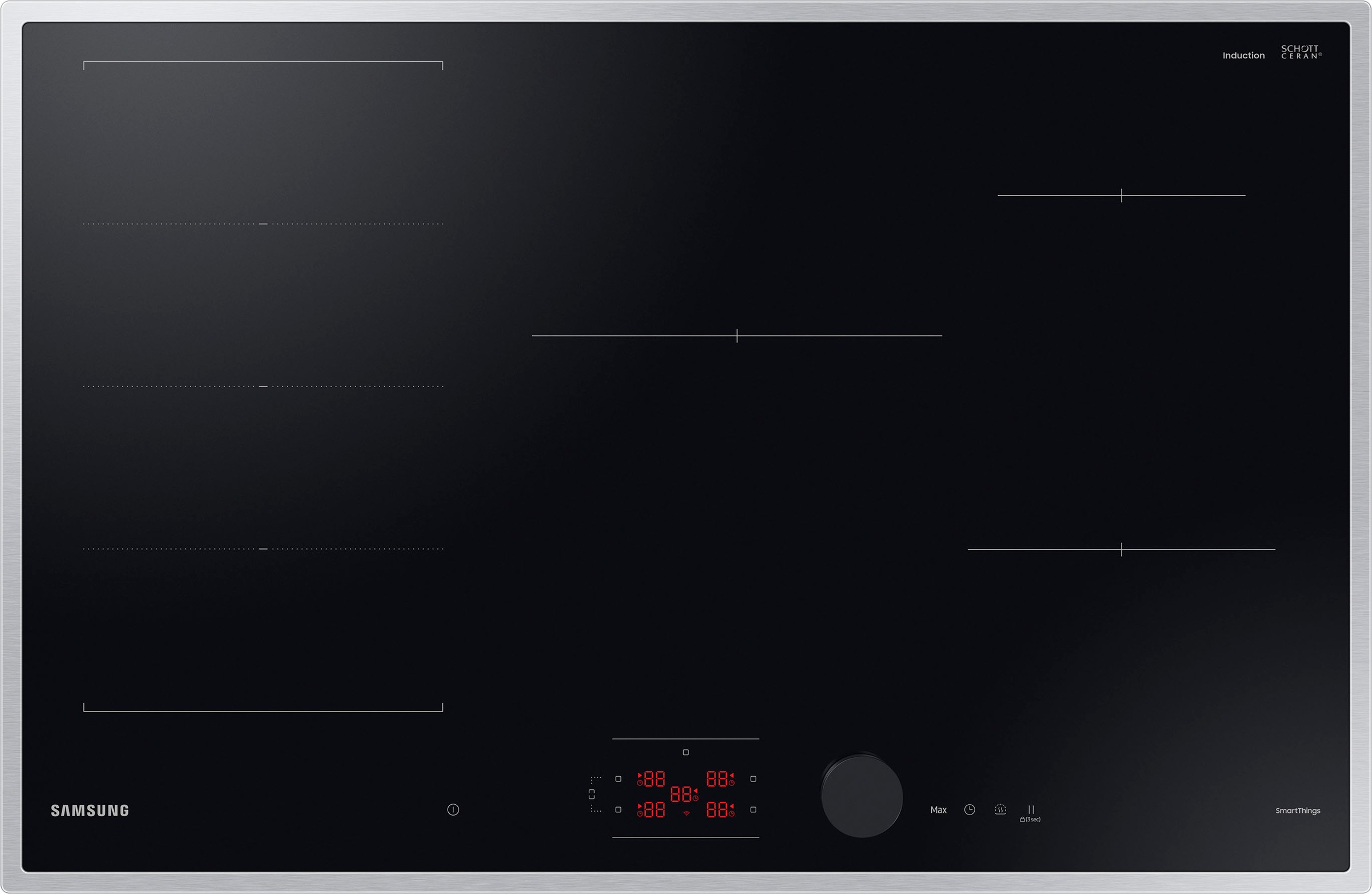 Samsung Flex-Induktions-Kochfeld »NZ85C6058HK/U1« günstig online kaufen