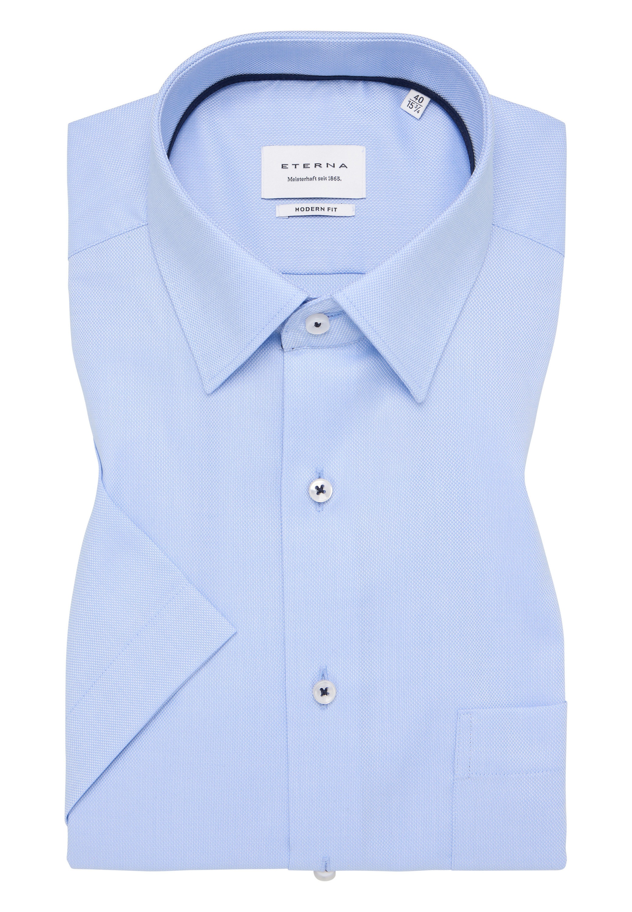 Eterna Kurzarmhemd »MODERN FIT« NON IRON (bügelfrei)