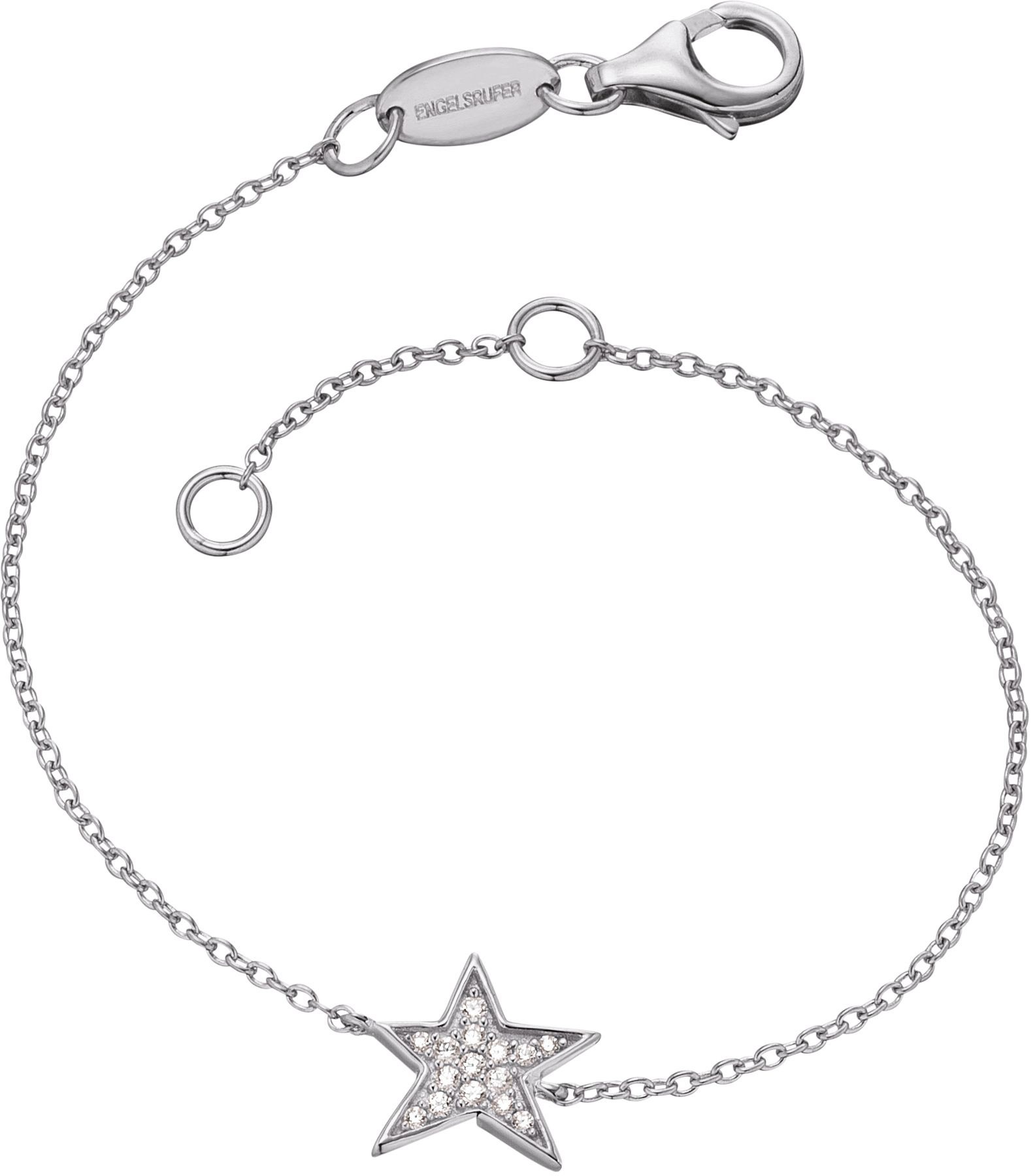 Bild von Engelsrufer Silberarmband »Little magic, STERN, ERB-LILSTAR-ZI«, mit Zirkonia (synth.)