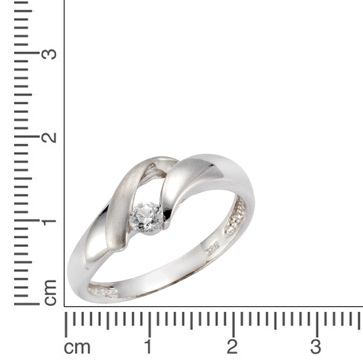 Vivance Fingerring »Silber 925 Zirkonia weiß«